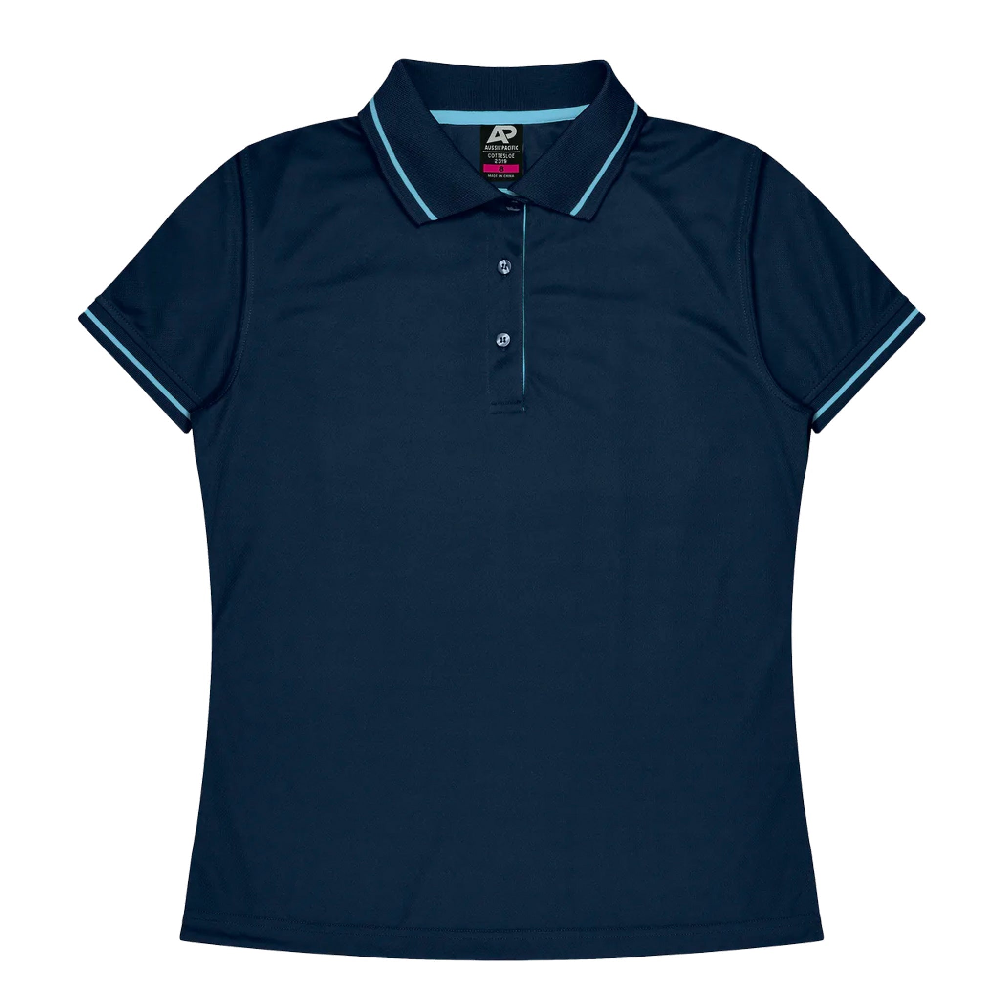 cottesloe ladies polo in navy sky