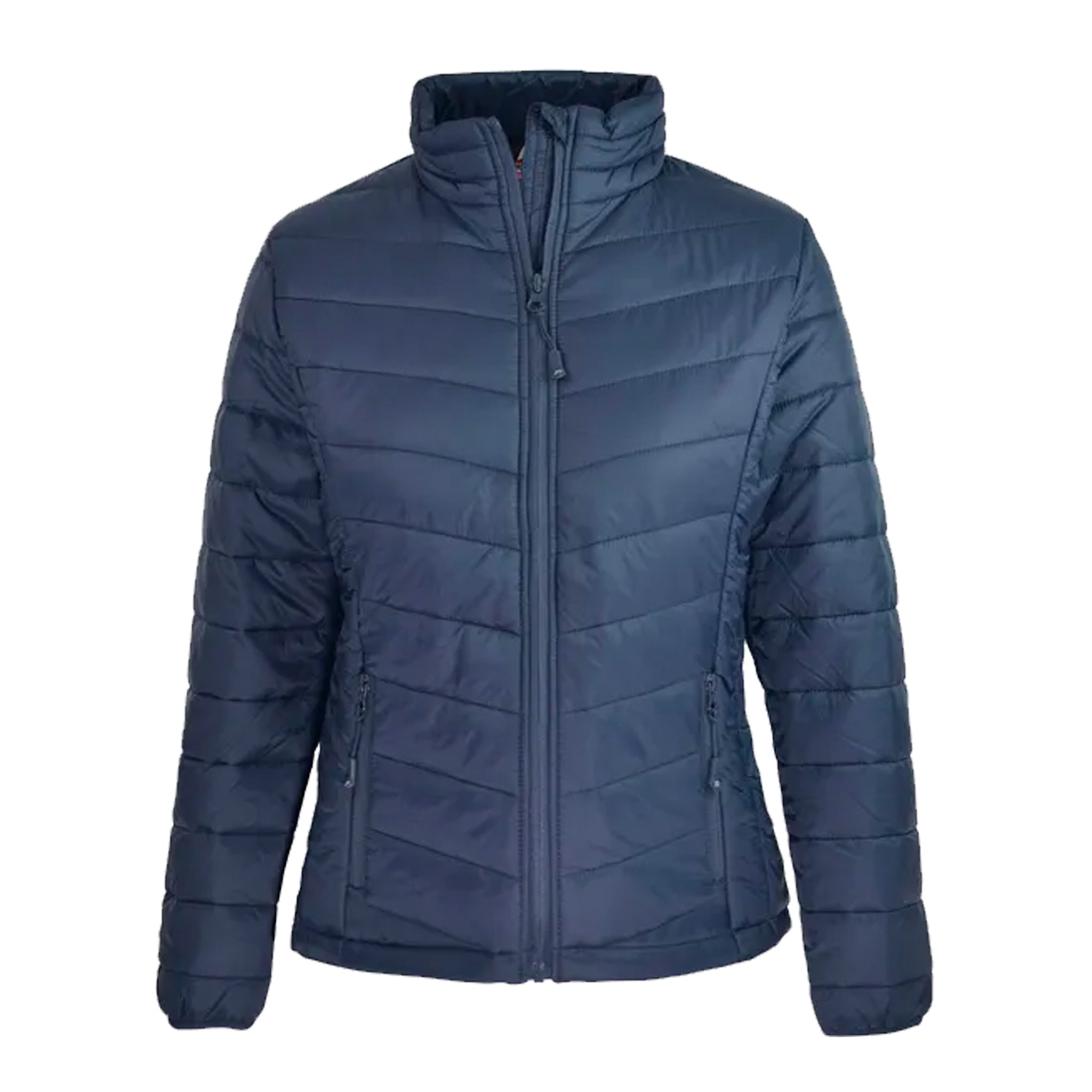 buller ladies puffer jacket in navy