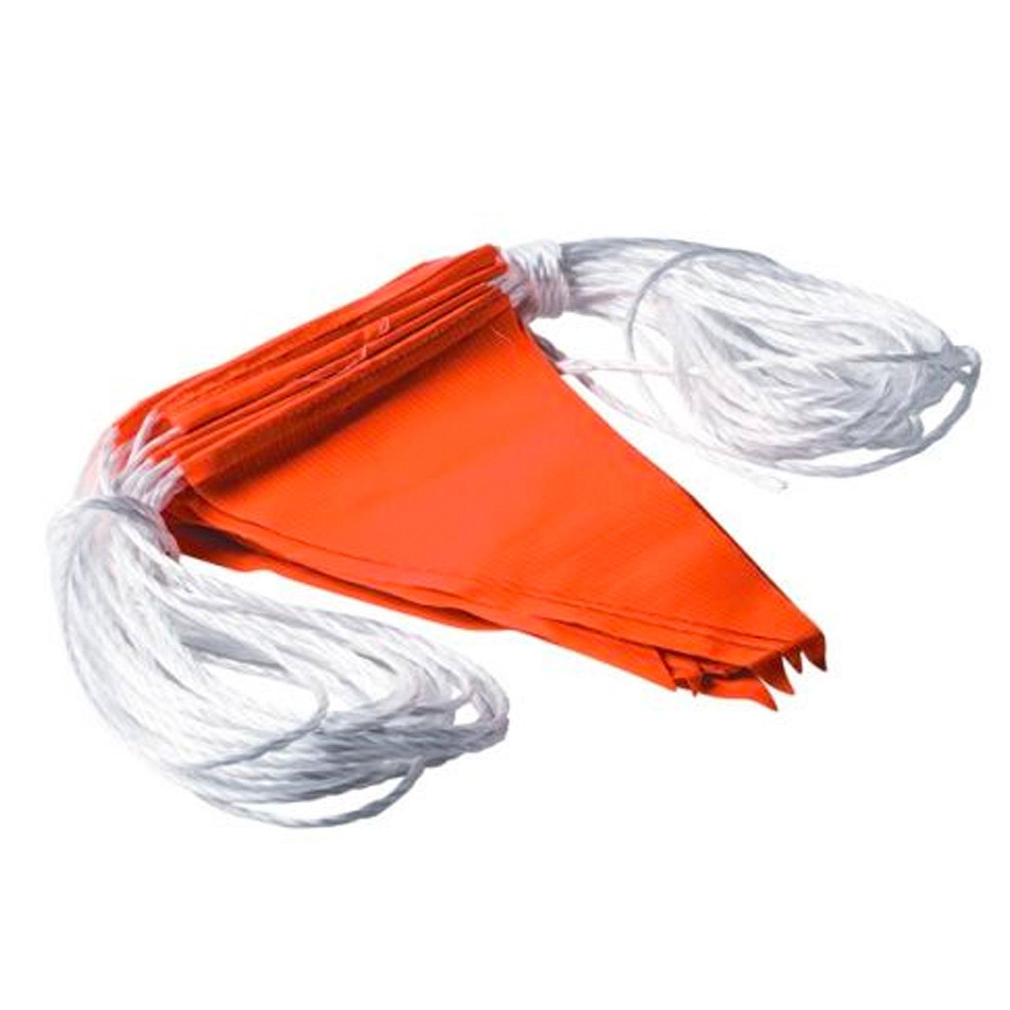 ORANGE 30M BUNTING FLAGS