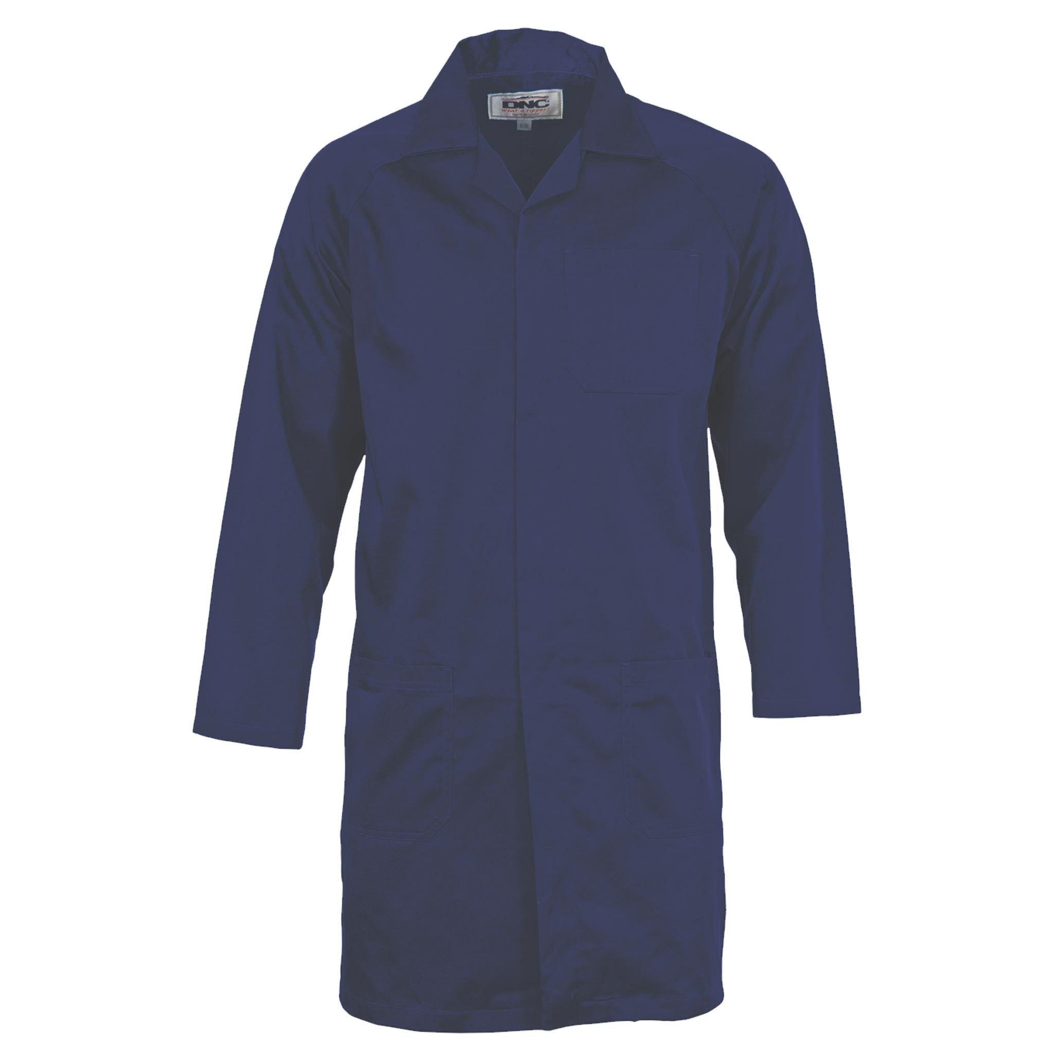 navy dust lab coats