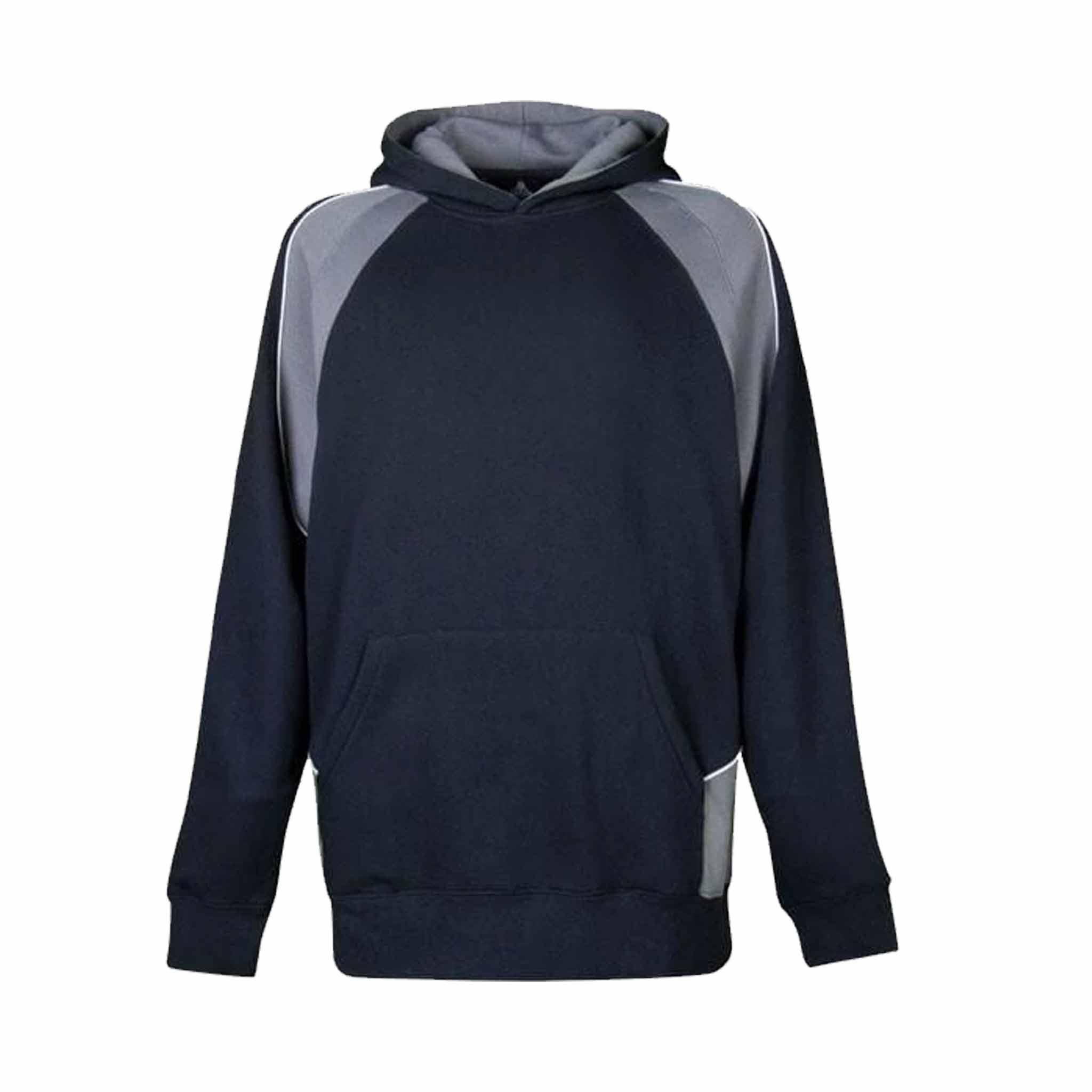 navy ashe white kids hoodie