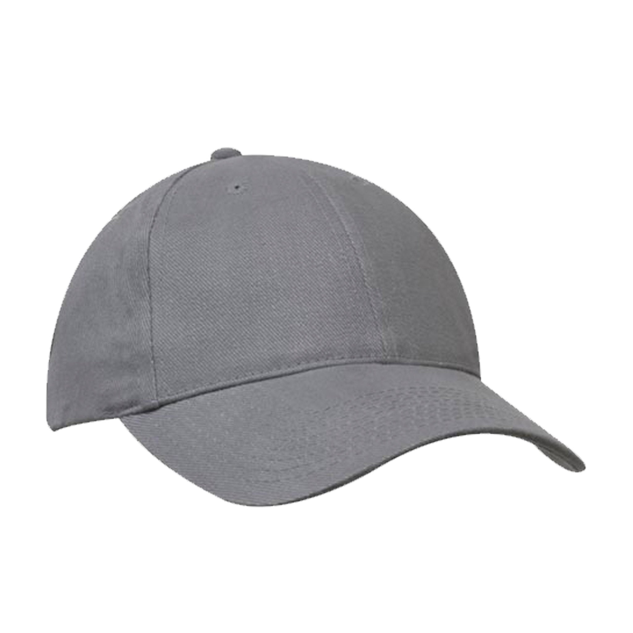 charcoal brushed cotton baseball cap