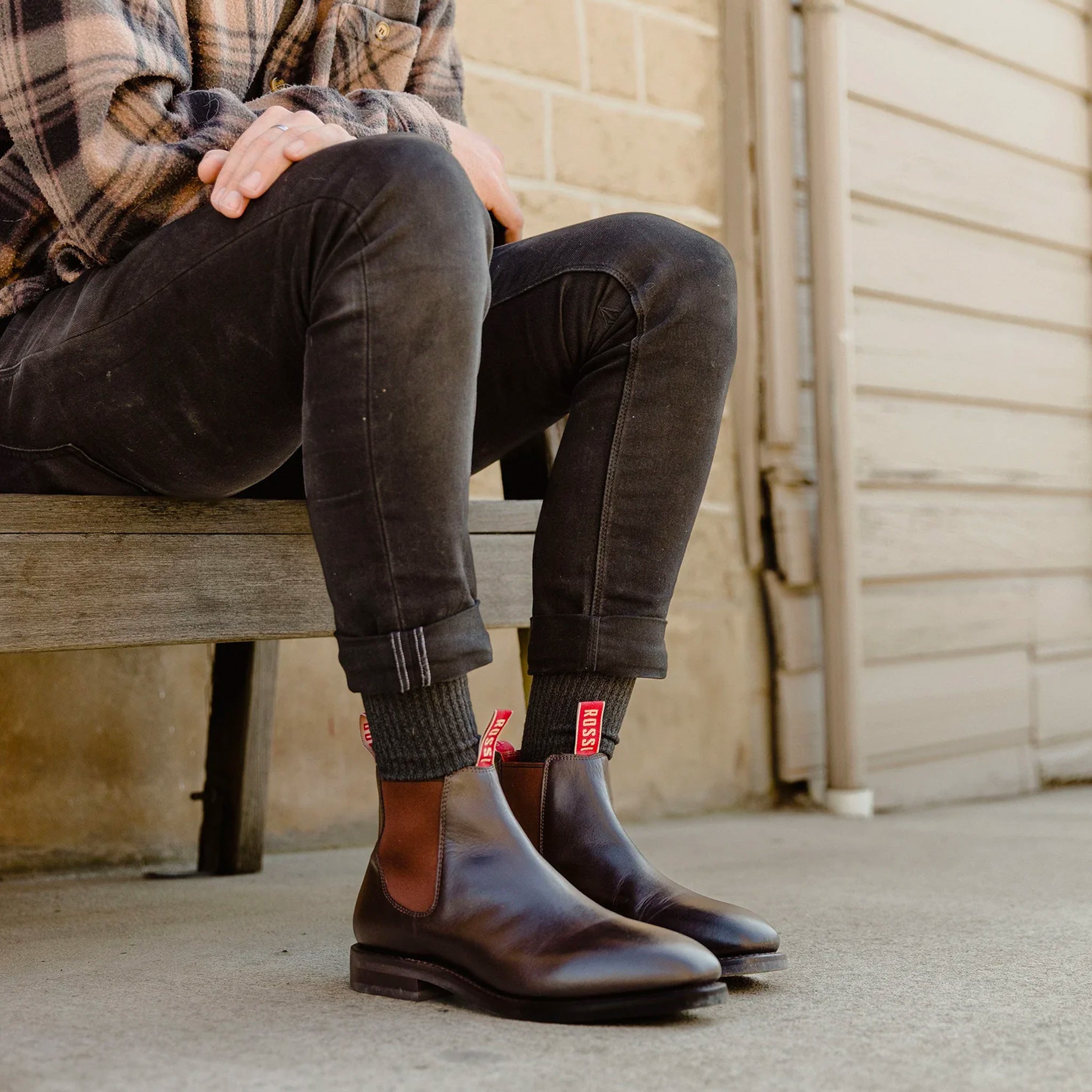 rossi kidman boot in chestnut