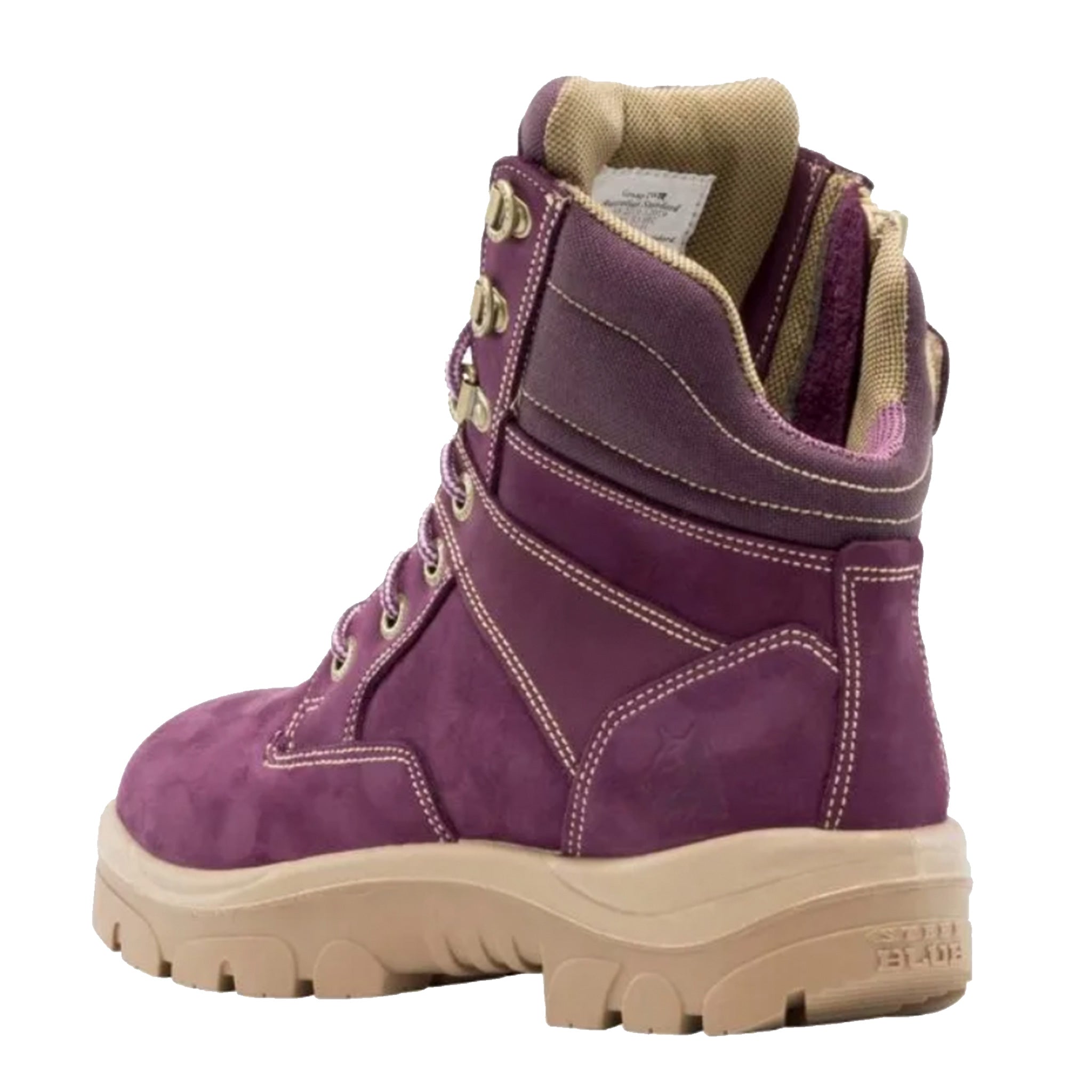 steel blue ladies southern cross zip in purple