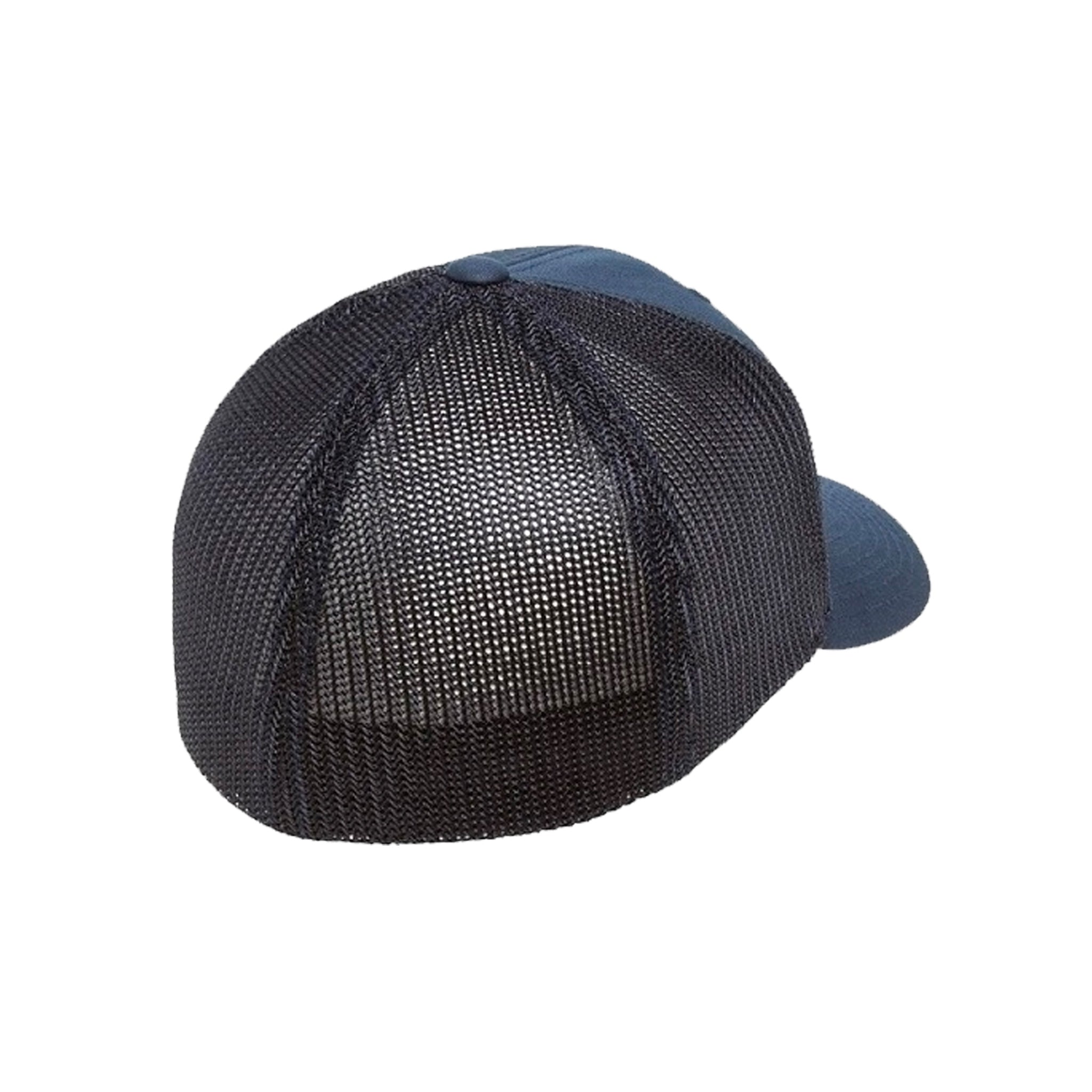 flexfit mesh trucker in navy