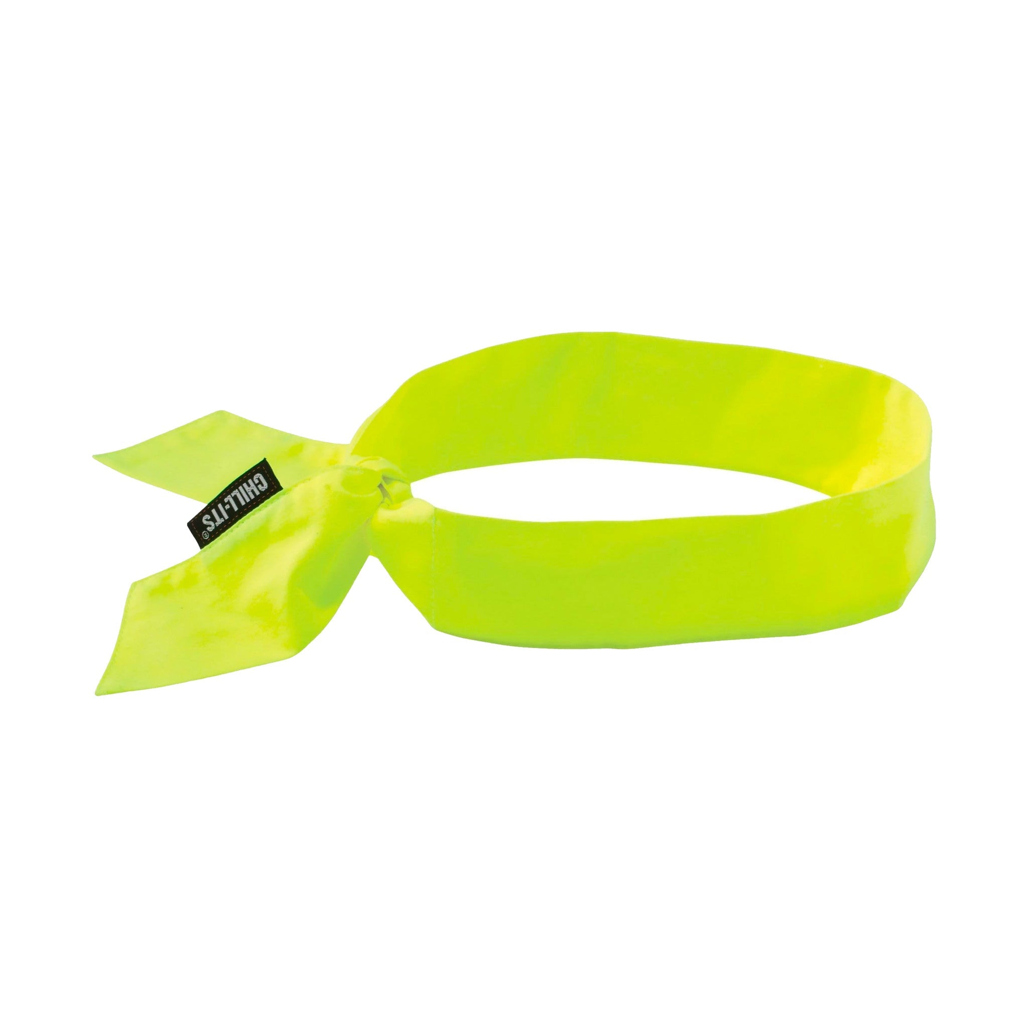 lime evaporative cooling bandana tie close