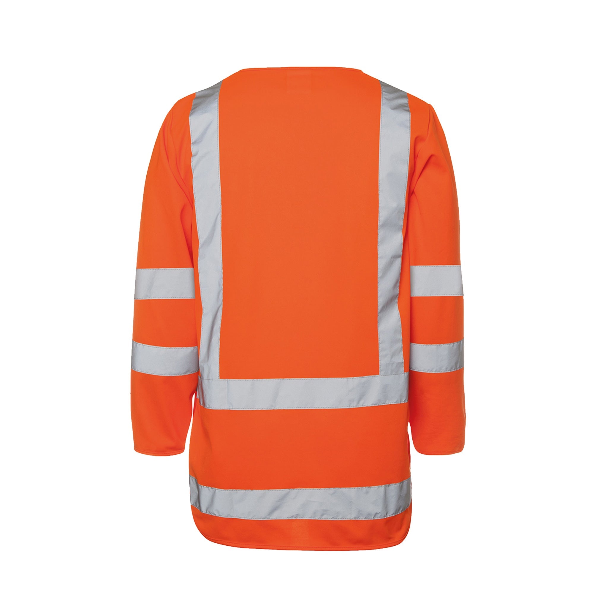 back of orange hi vis bio motion tricot jacket