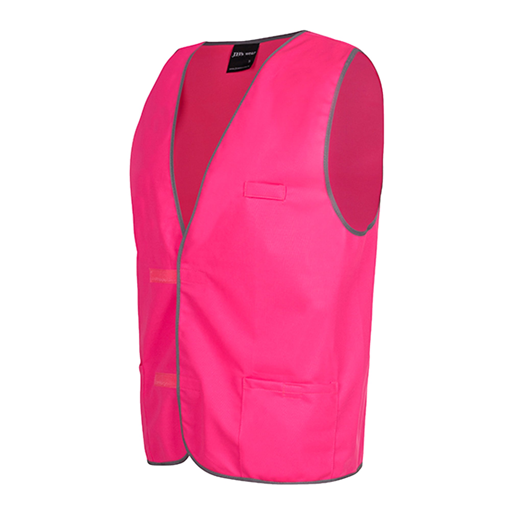 hot pink fluro vest side view