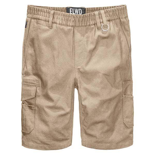 stone elwd elastic utility shorts