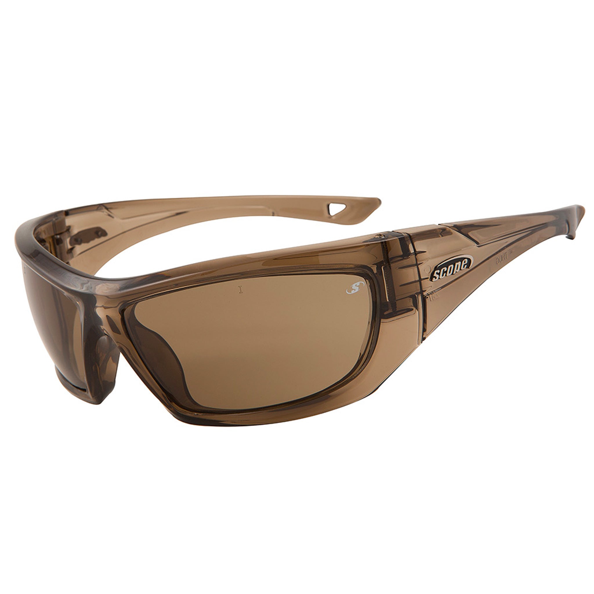 scope optics enforcer safety glasses with diesel frame and copper lens