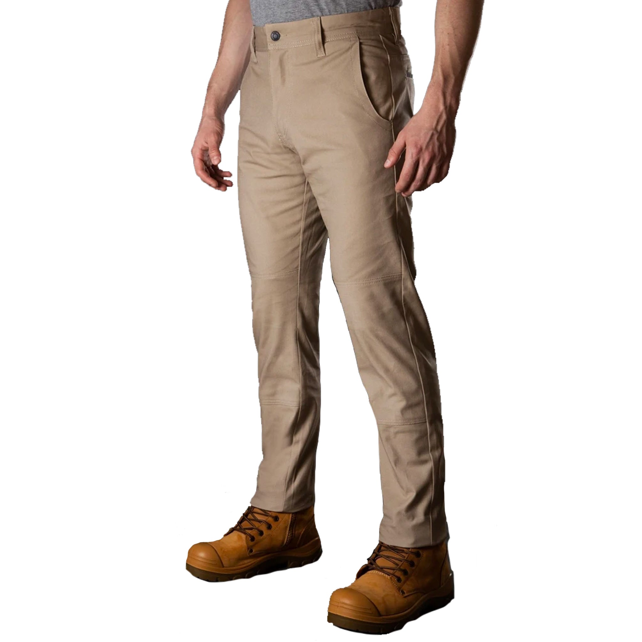 BAD SAVIOUR - ELASTIC WAIST CUFFED WORK PANTS