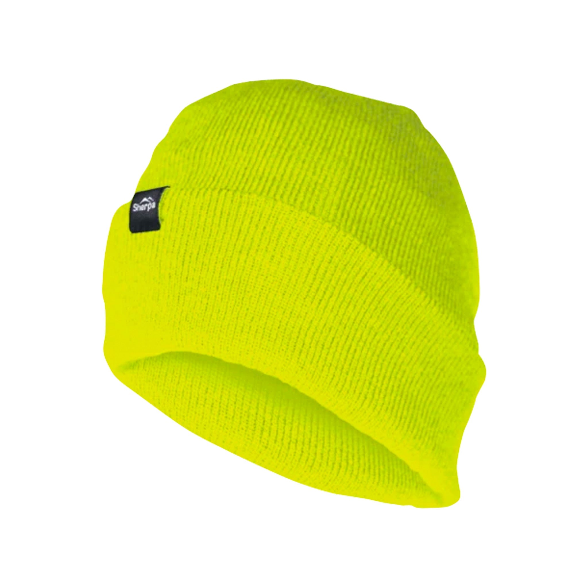 tenzing beanie in hi vis yellow