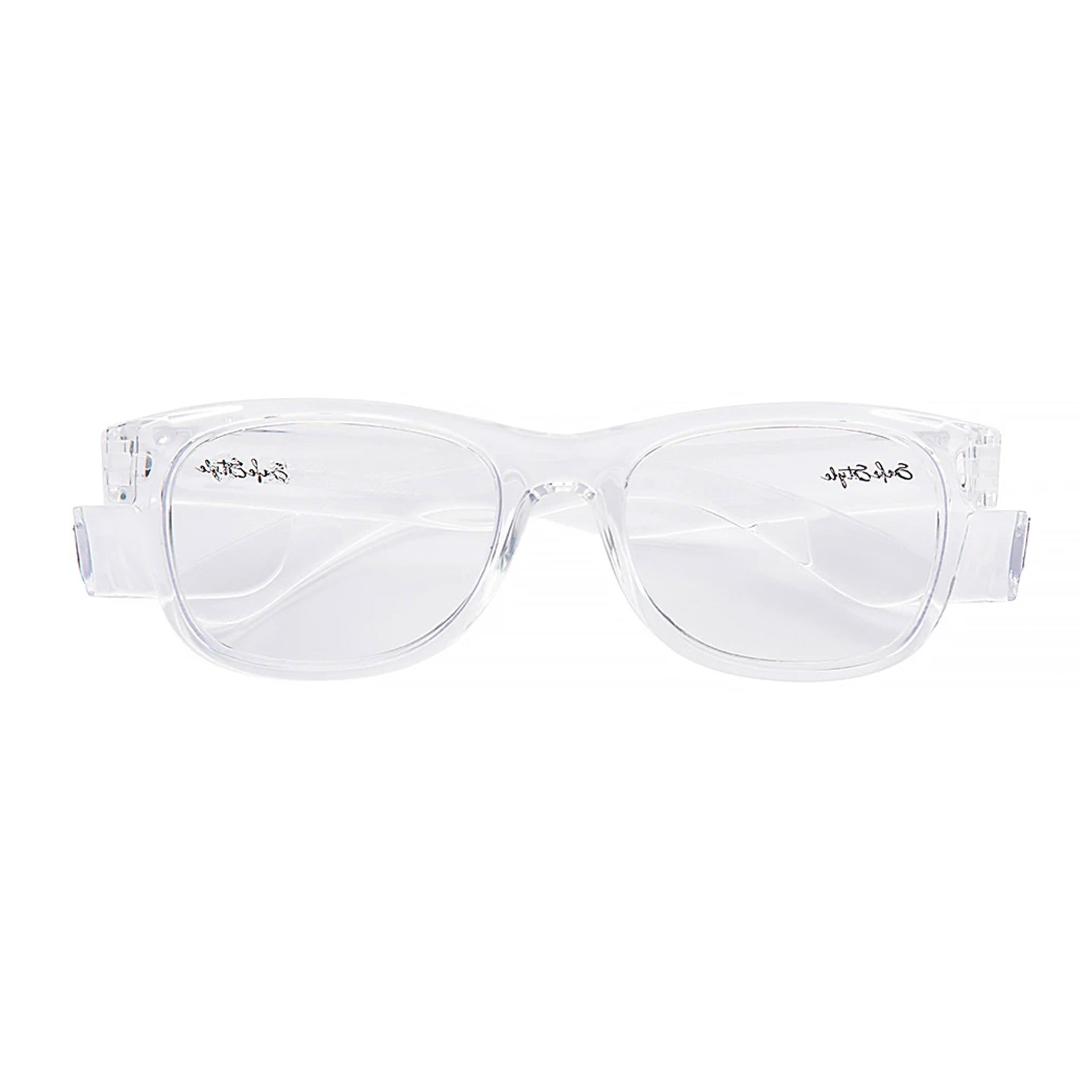 safe style classics clear frame with clear lens