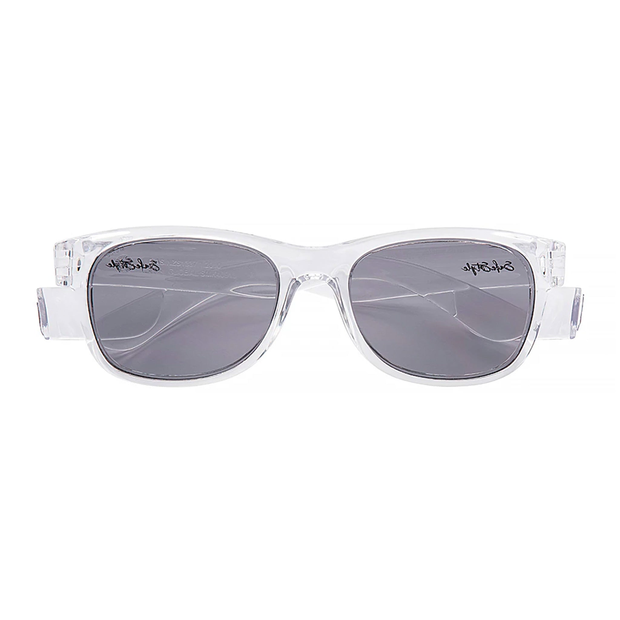 safe style classic clear frame glasses with tinted lens