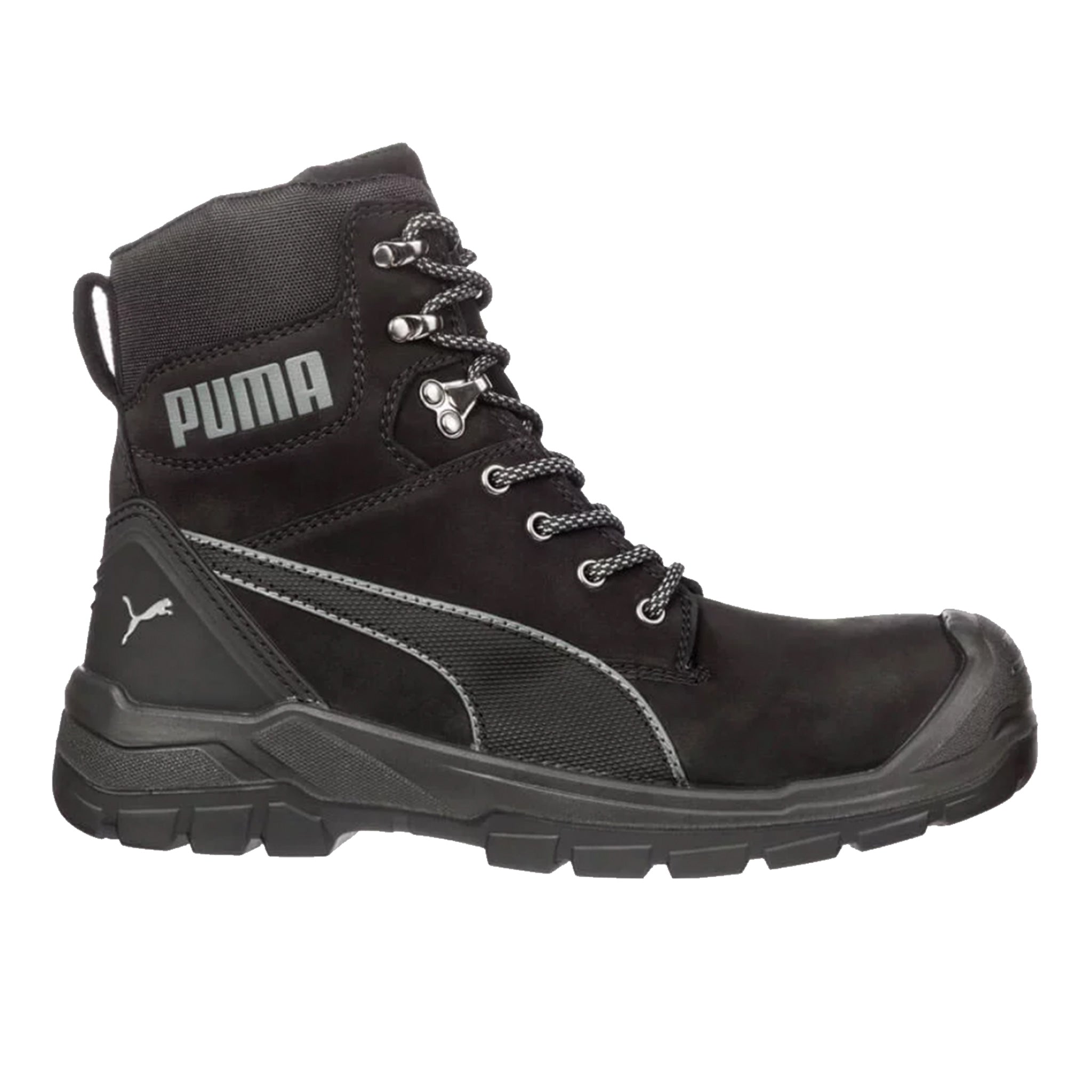 puma conquest safety boot in black