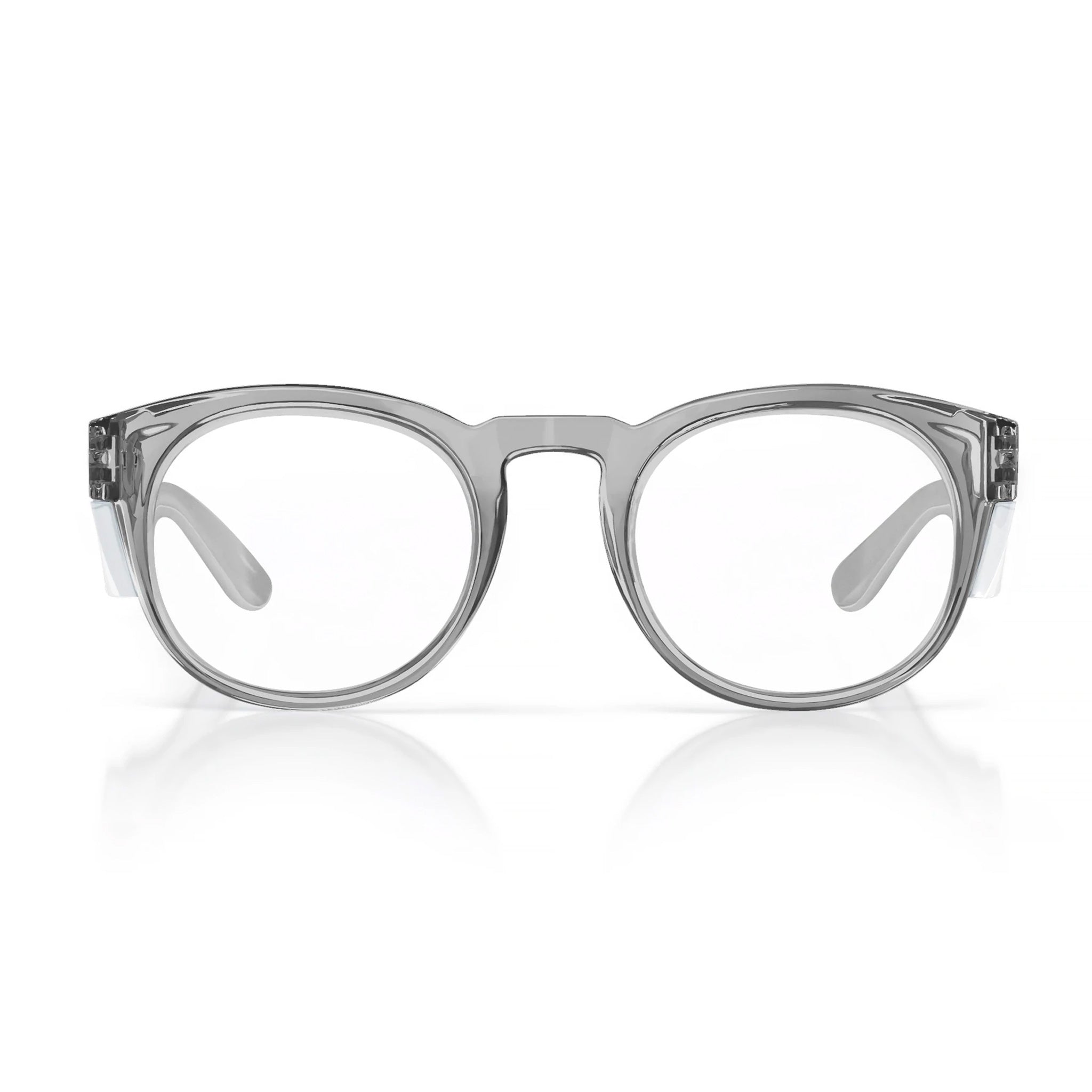 safestyle cruisers graphite frame glasses with clear lens