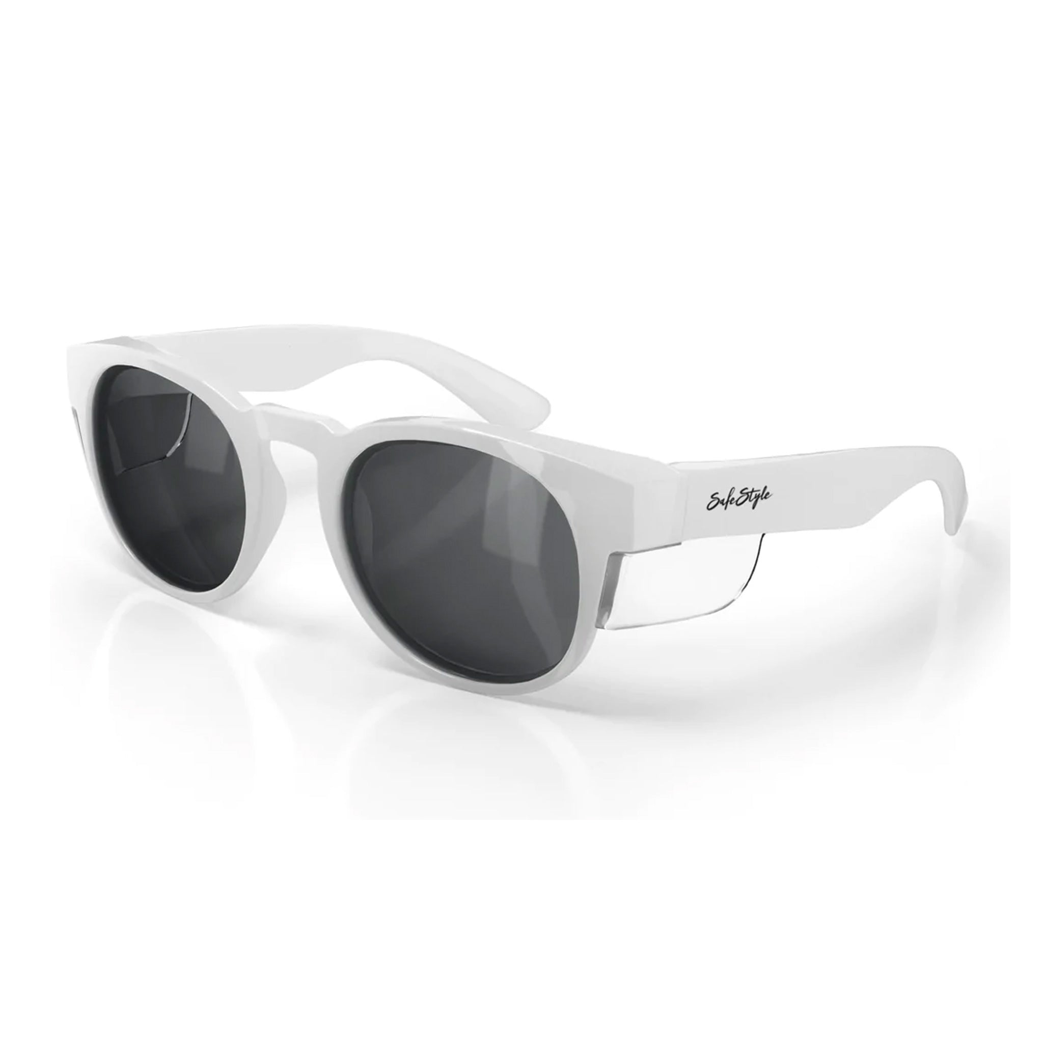 safestyle cruisers retros white frame with polarised uv400 lens