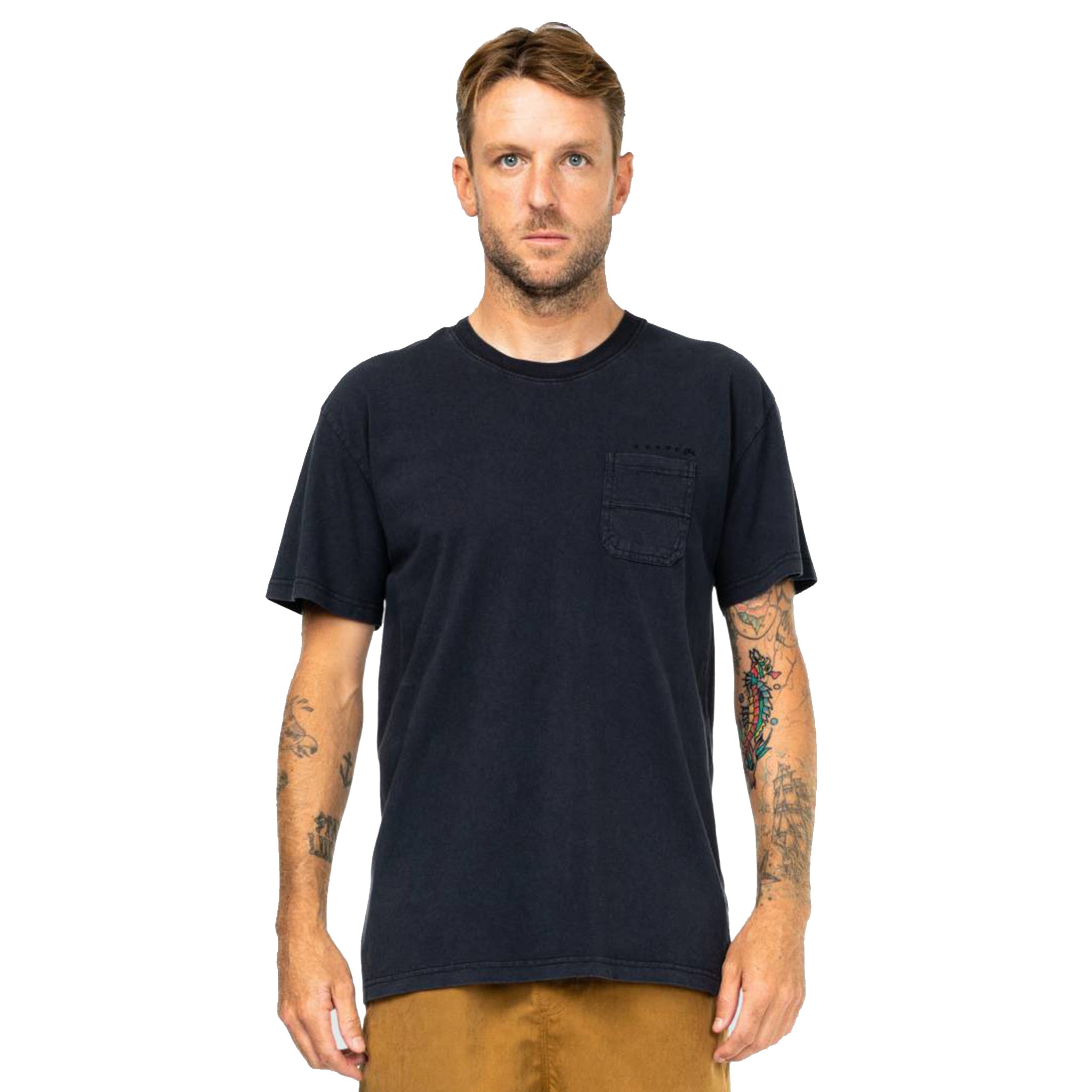 rusty elbow grease short sleeve tee in black