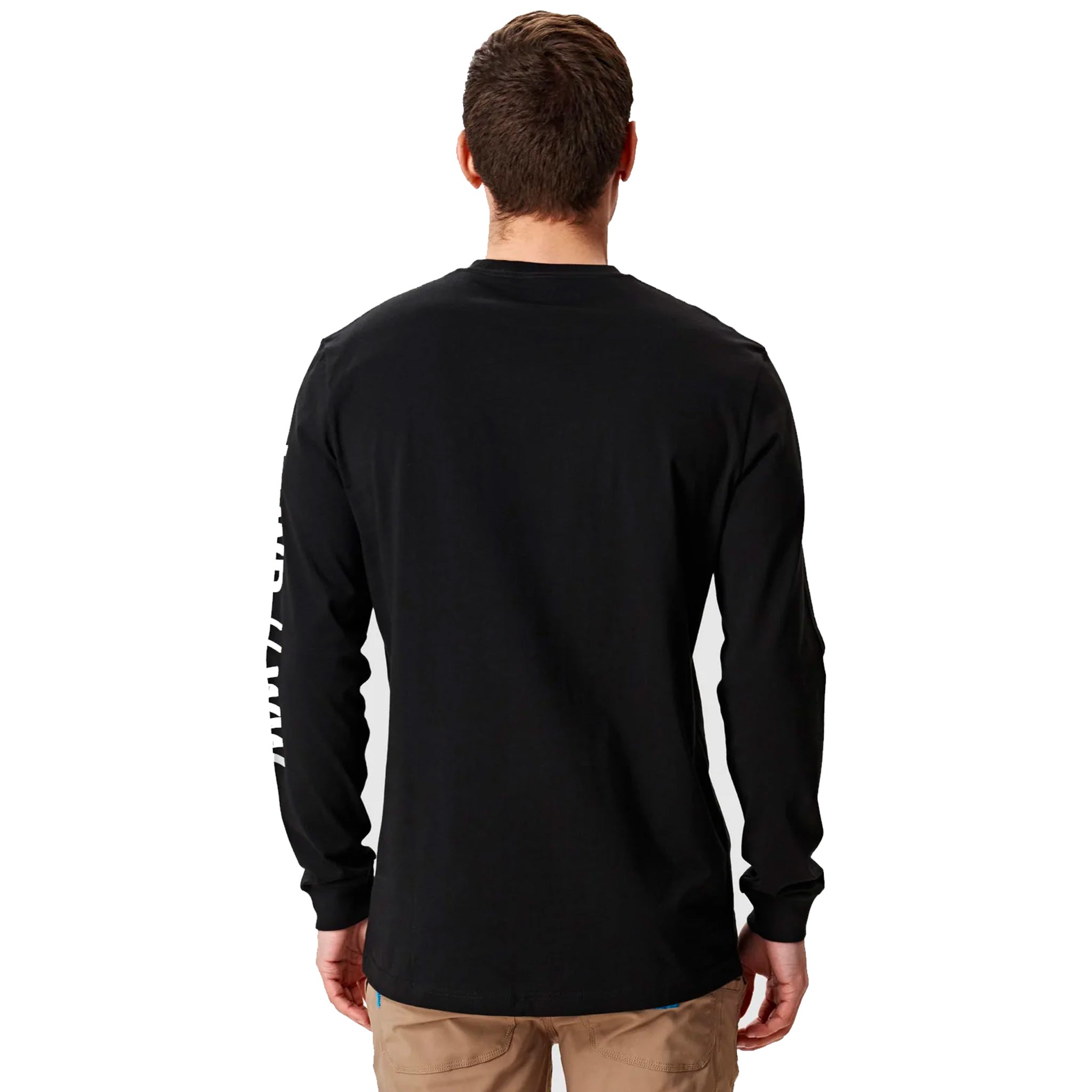 elwd long sleeve tee in black