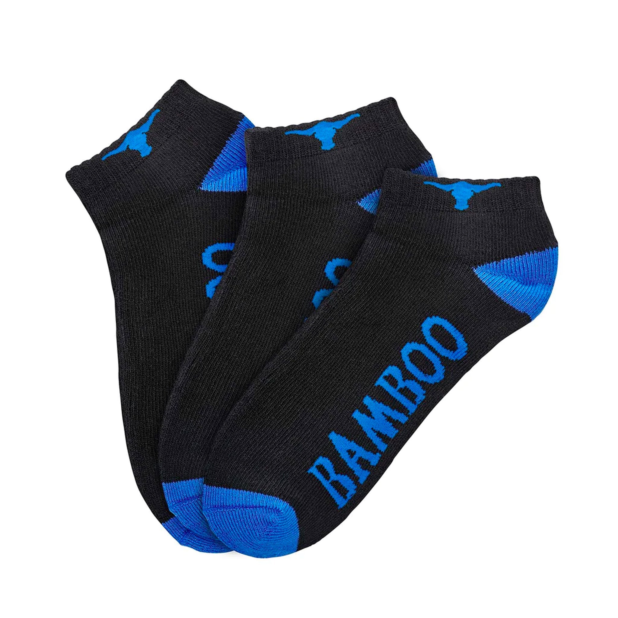 elwd bamboo ankle socks in 3 pack