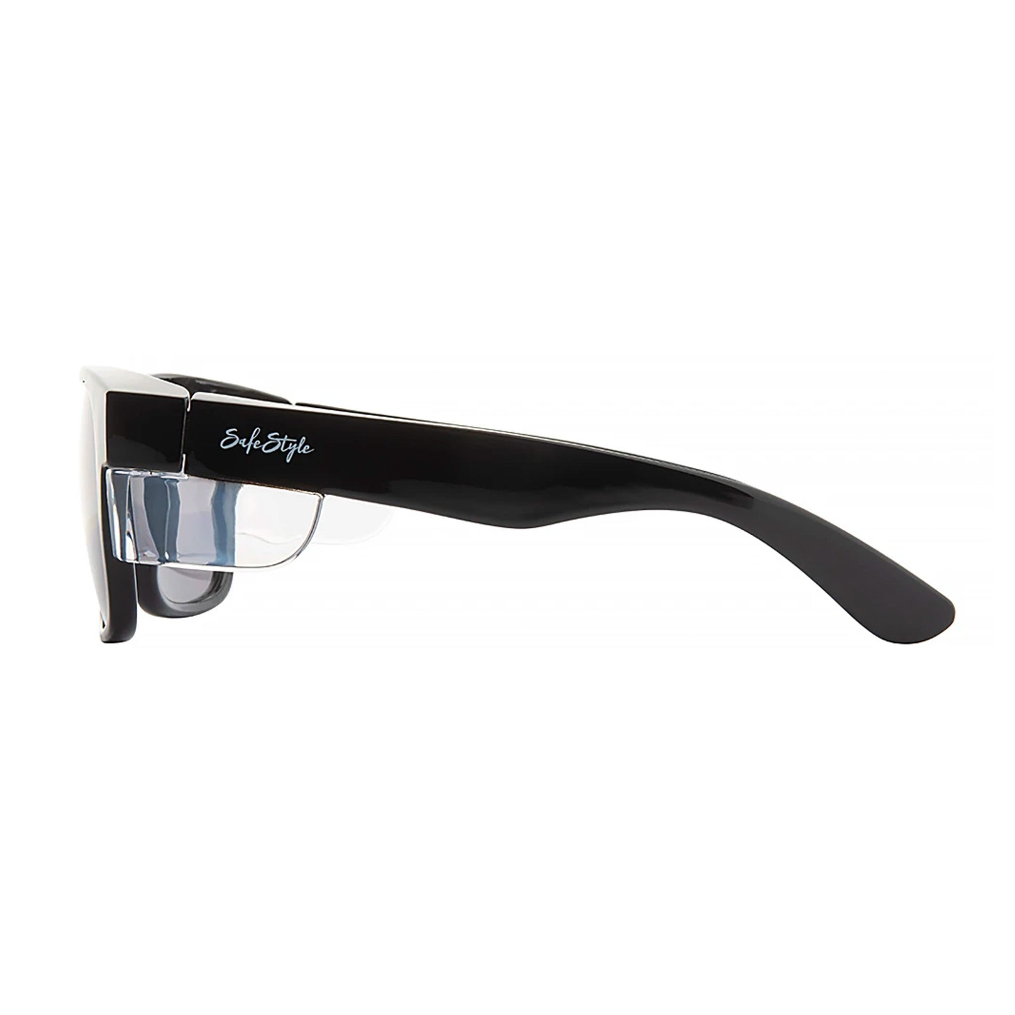 safe style fusions black frame glasses with polarised lens