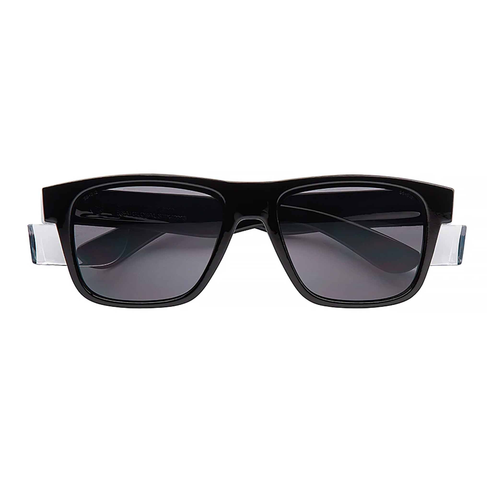 safe style fusions black frame glasses with polarised lens