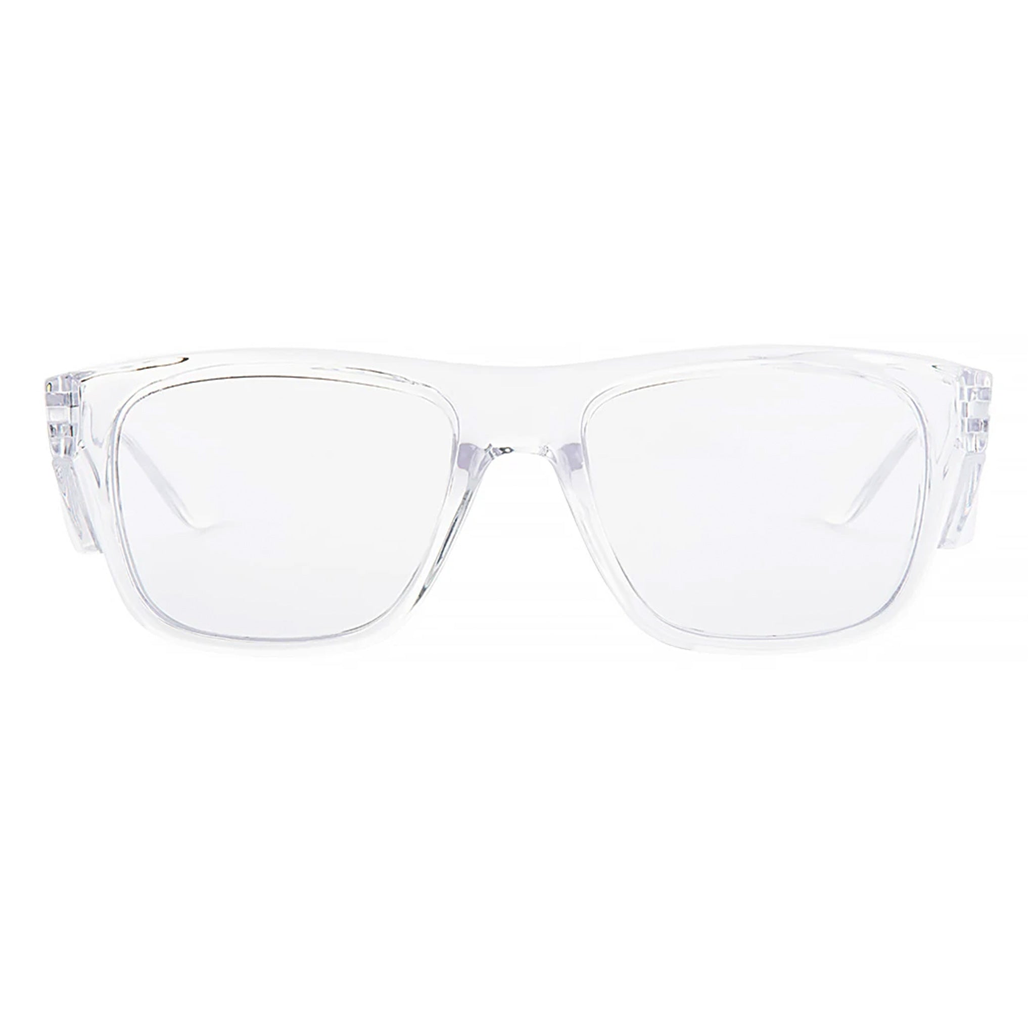 safe style fusions clear frame glasses with clear lens