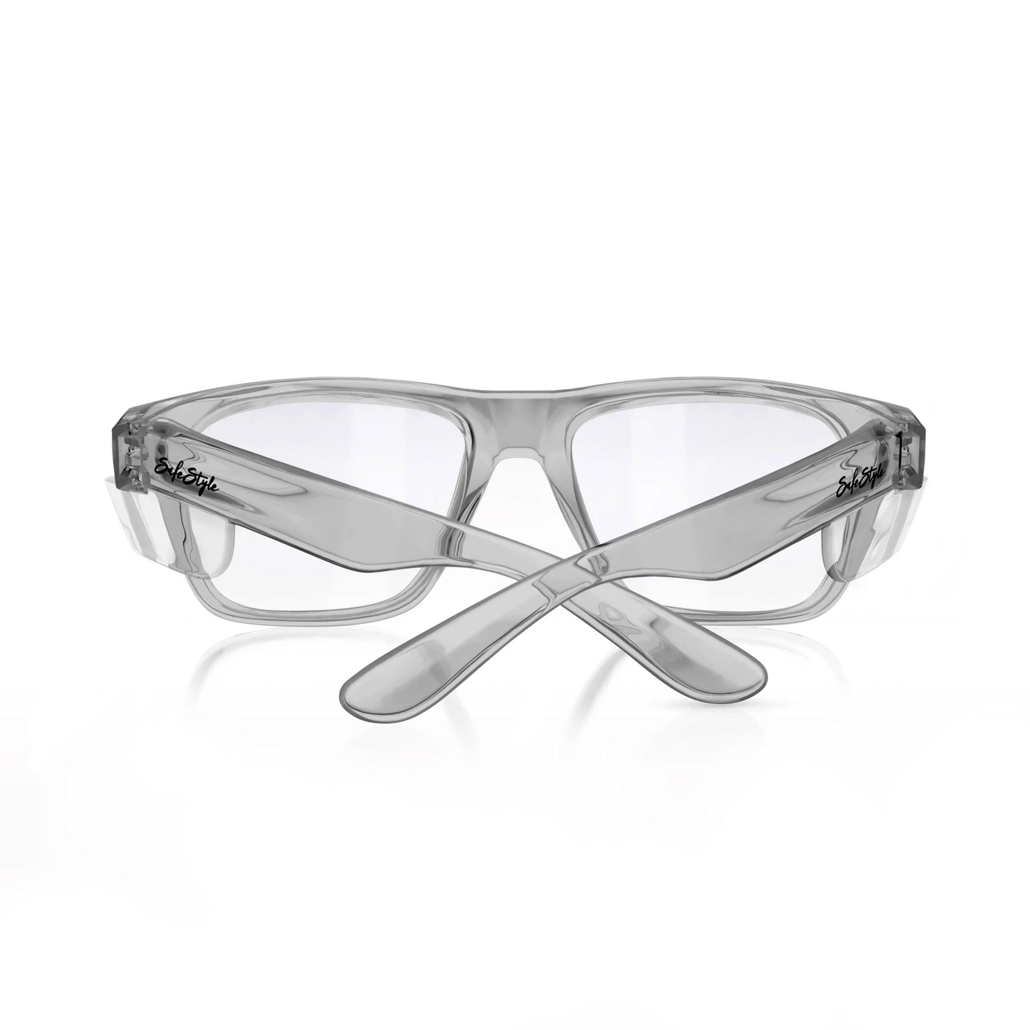 safestyle fusions graphite frame safety glasses with clear lens