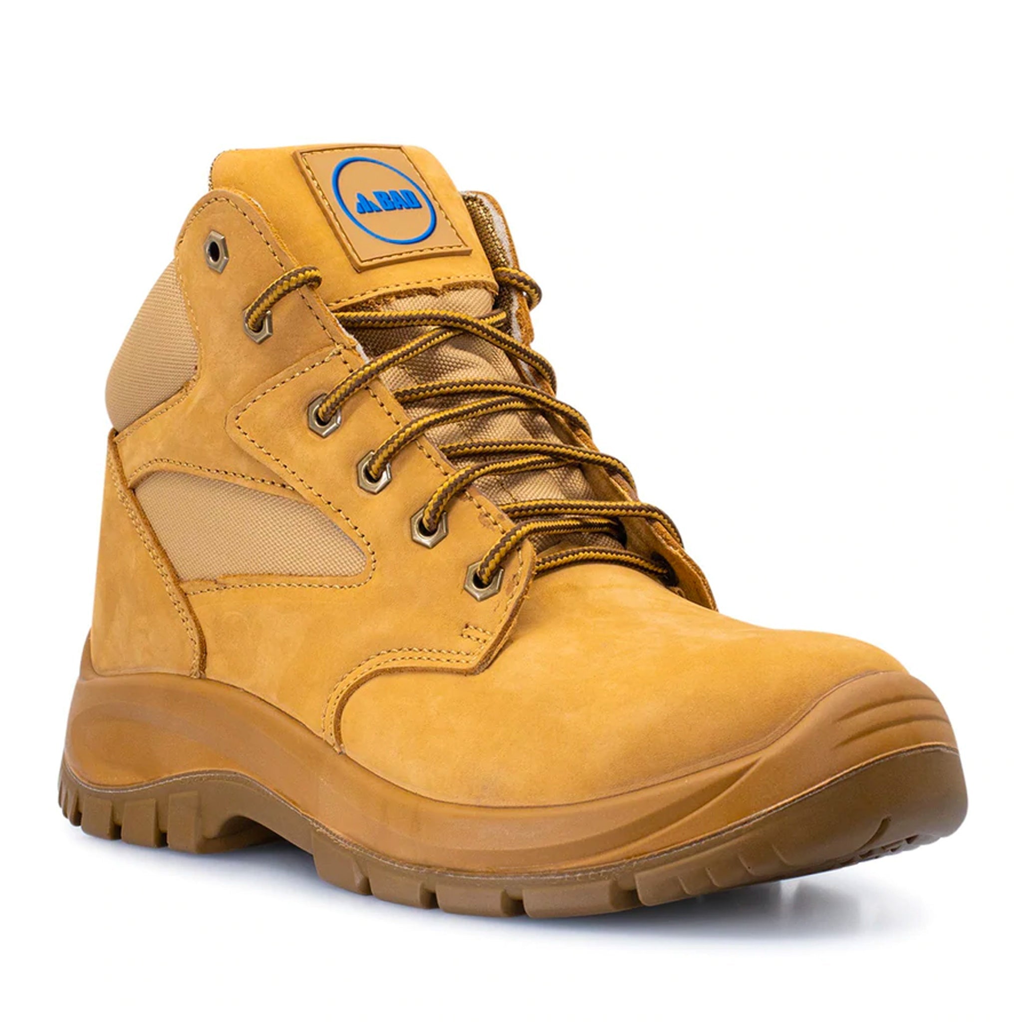 bad workwear cyclone zip side work boot in wheat