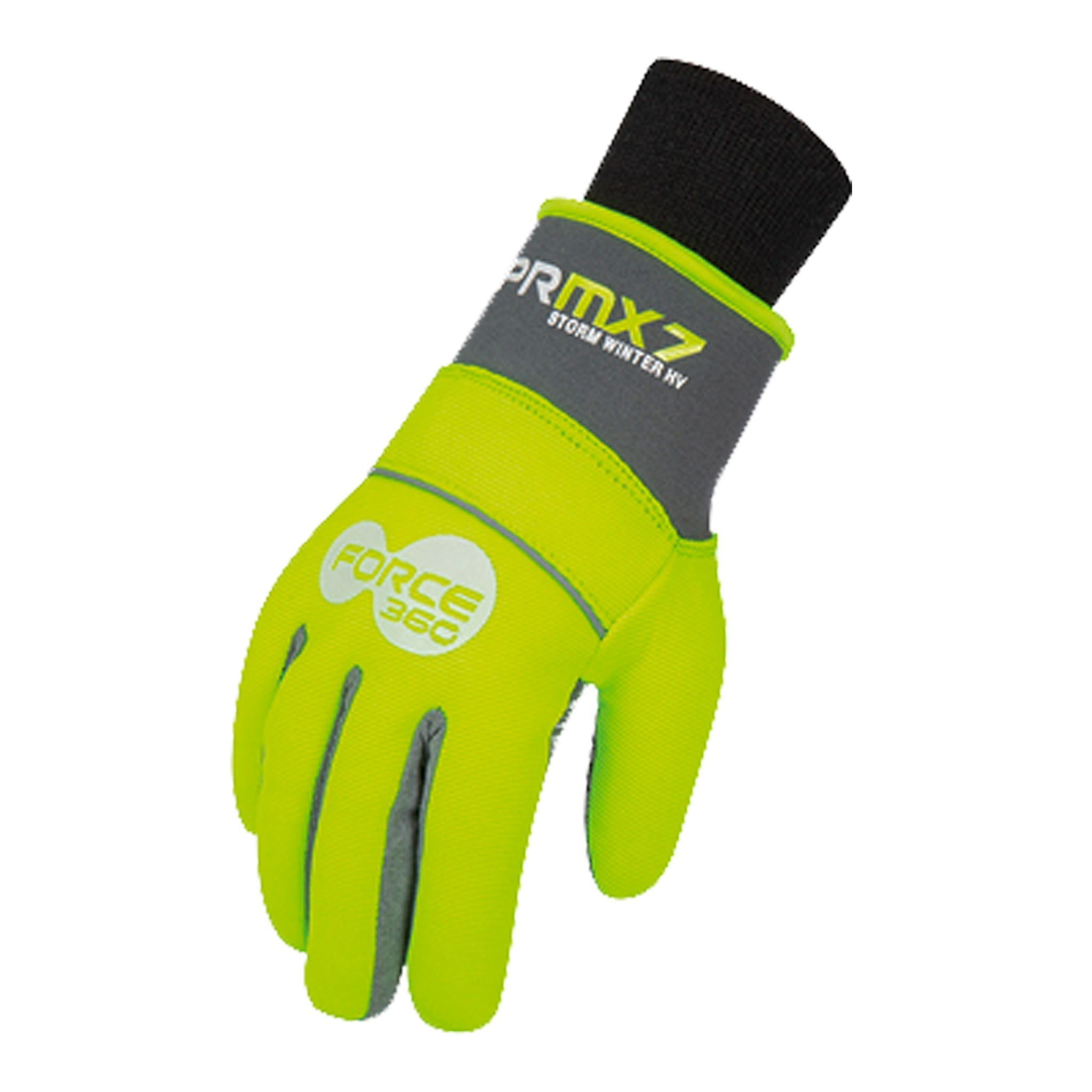 hi vis storm winter mechanics gloves