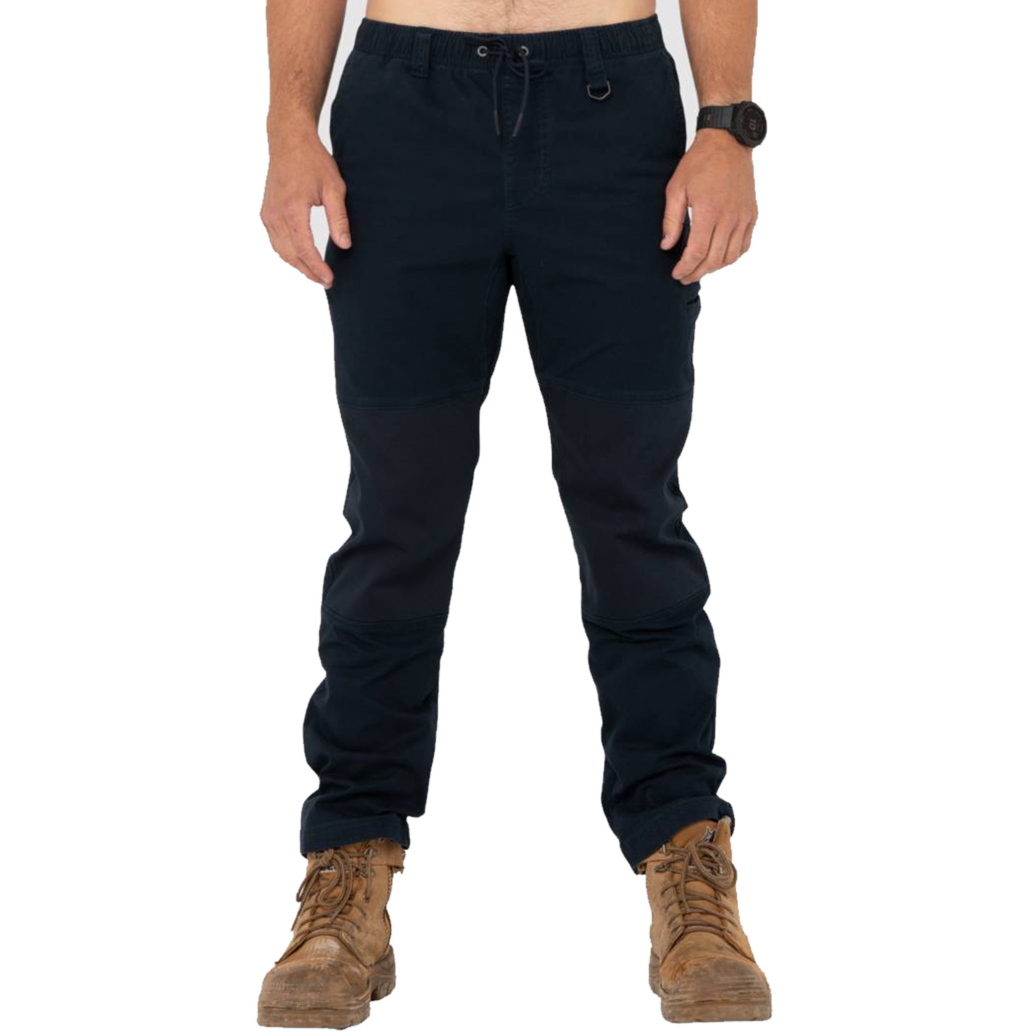 rusty heavy lifts elastic pant in navy