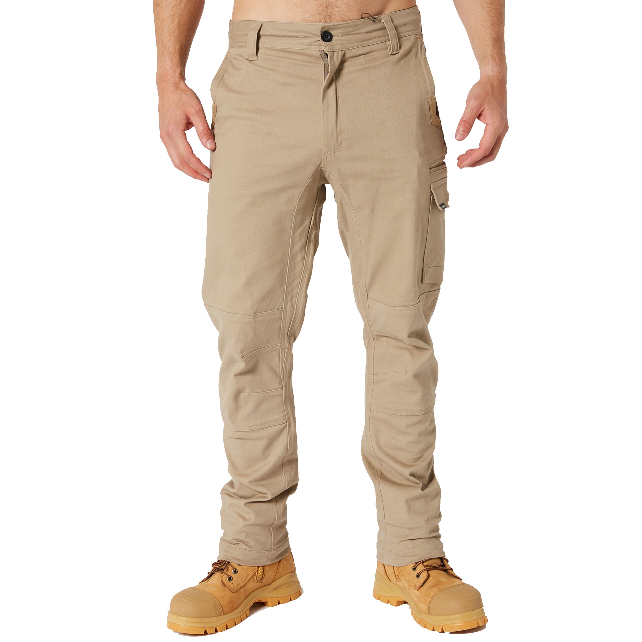 jet pilot fueled utility pant in khaki