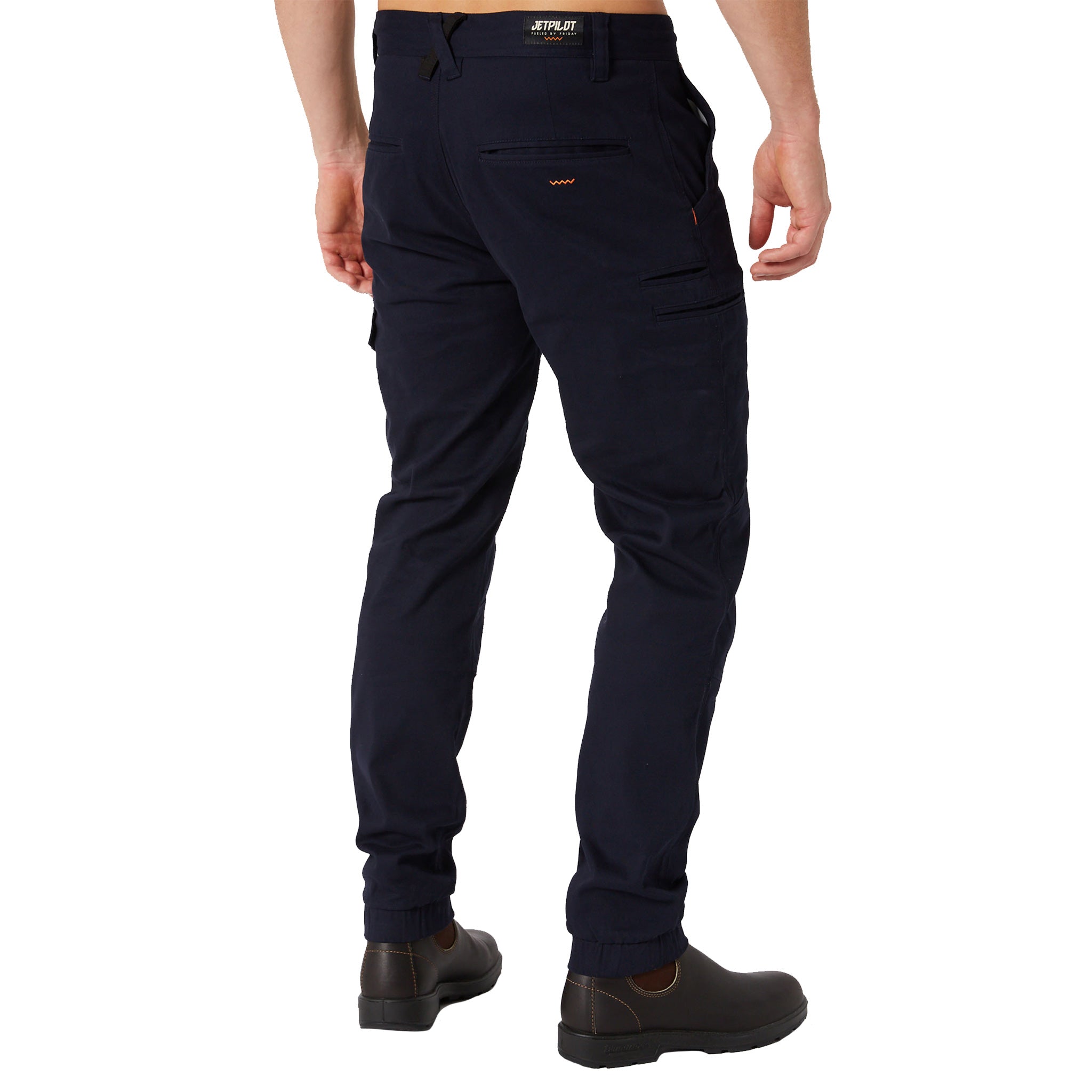 jetpilot fueled cuff pant in navy