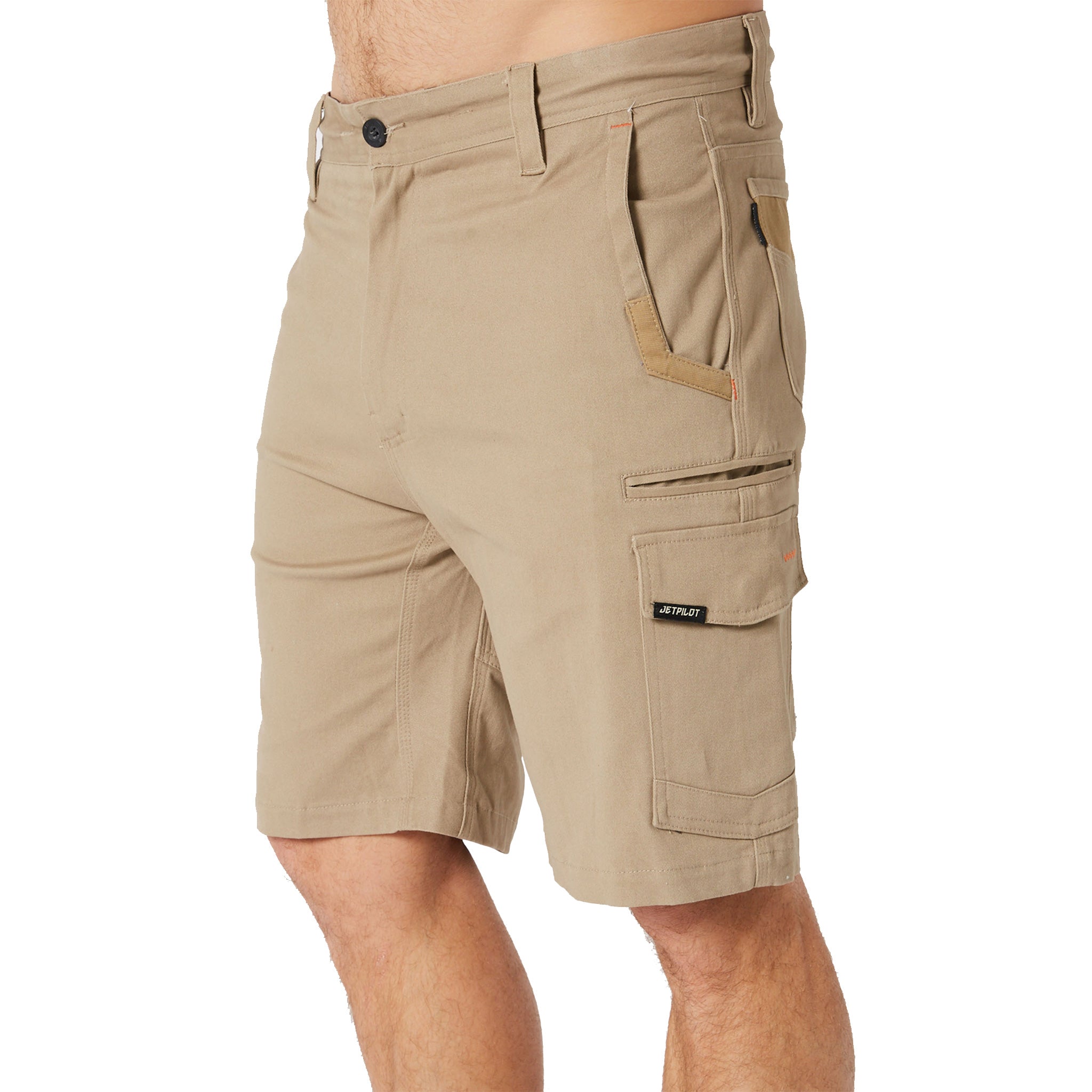 jetpilot fueled utility short in khaki