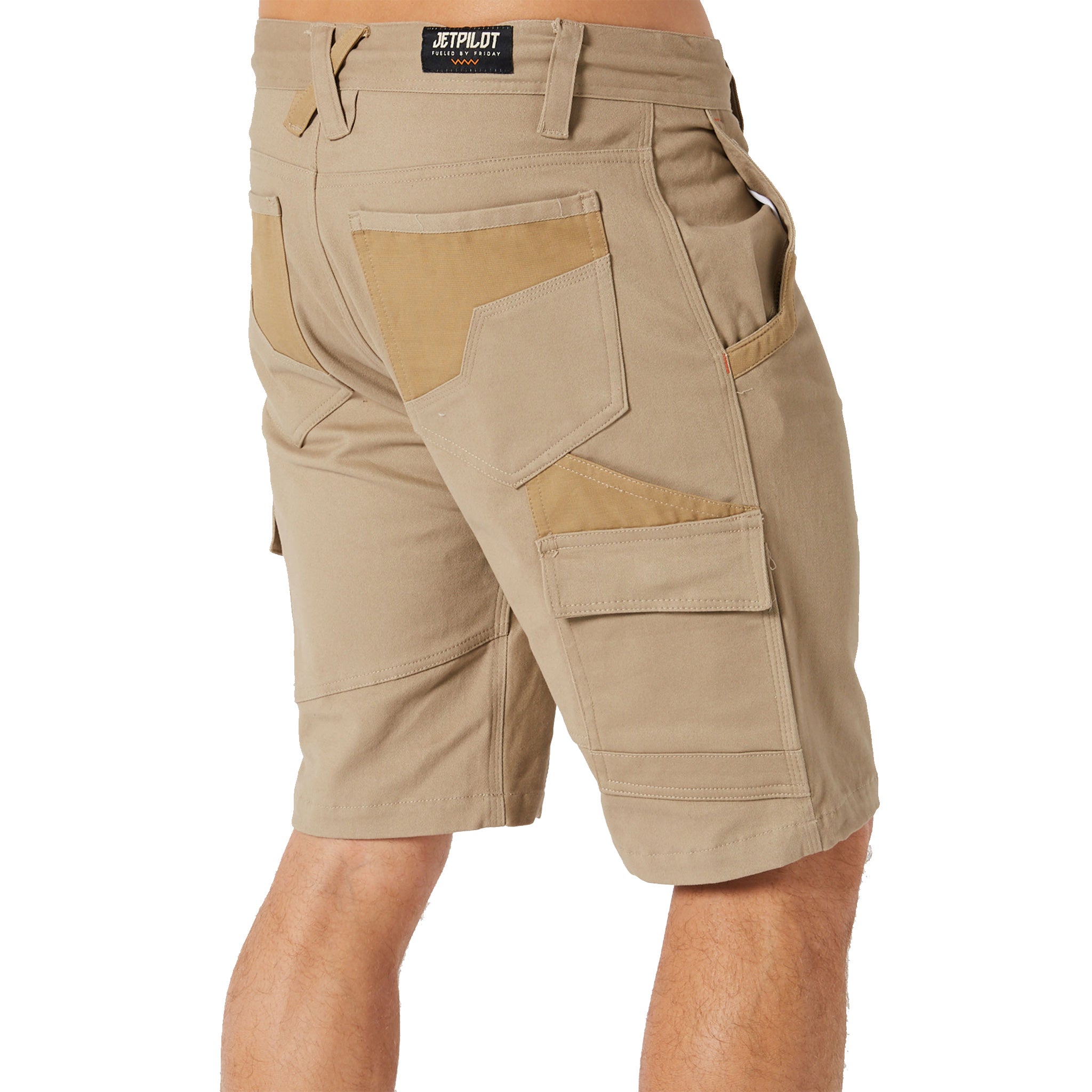 jetpilot fueled utility short in khaki