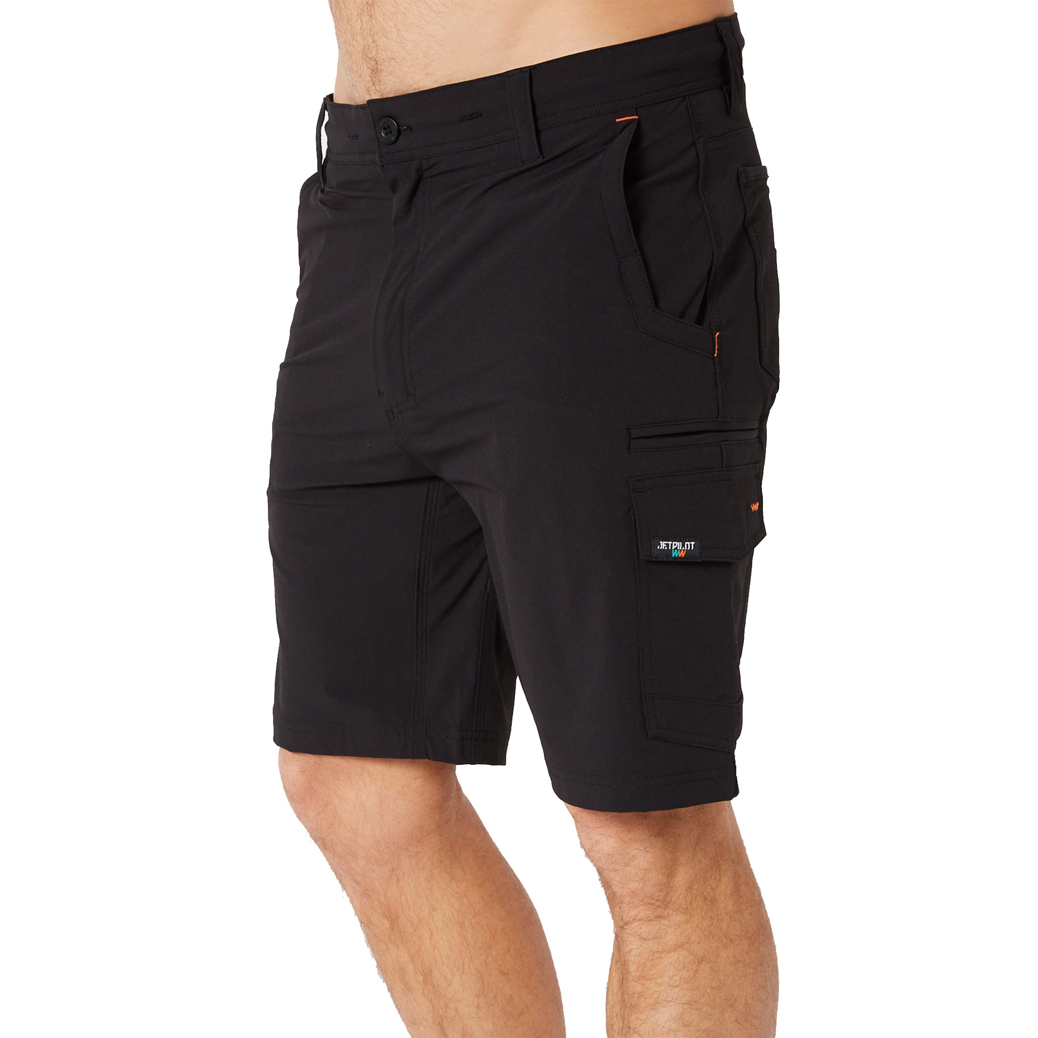 jetpilot jet lite utility short in black