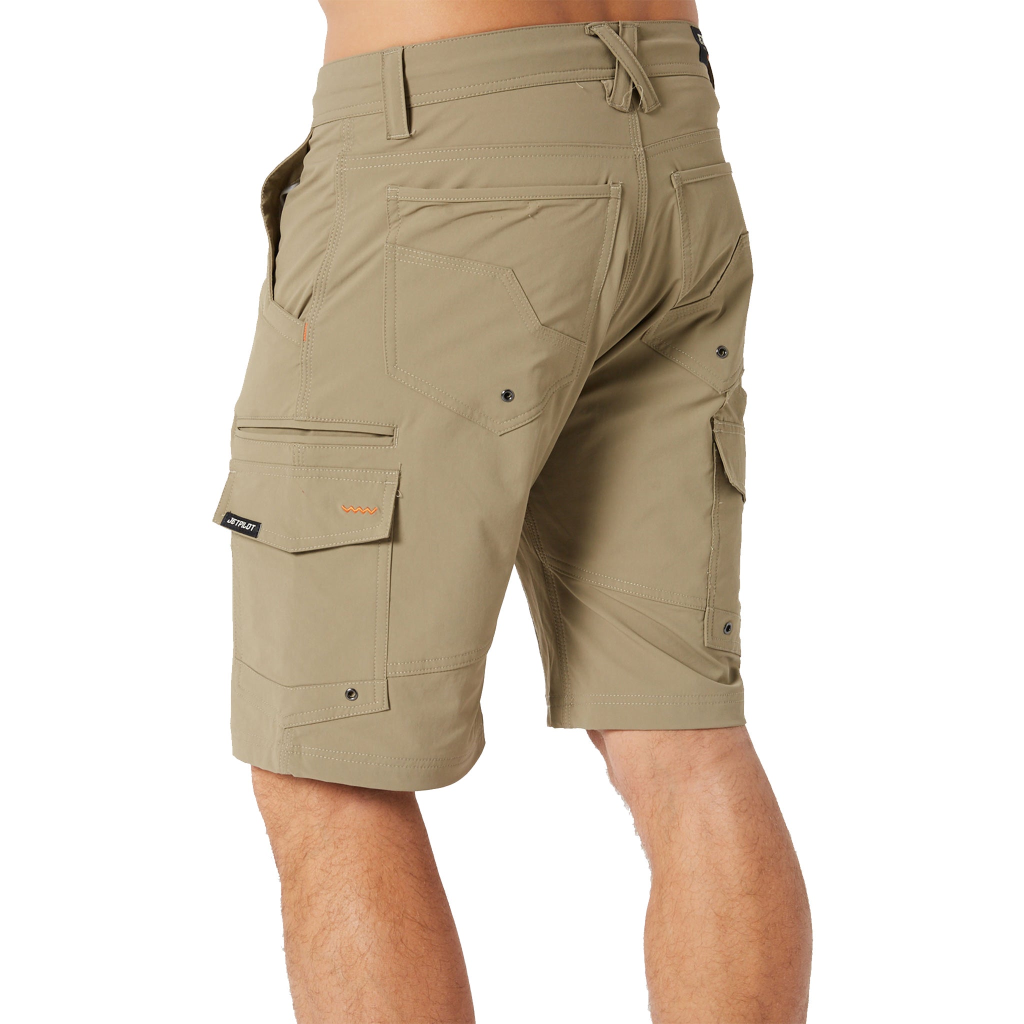 jetpilot jet lite utility short in khaki