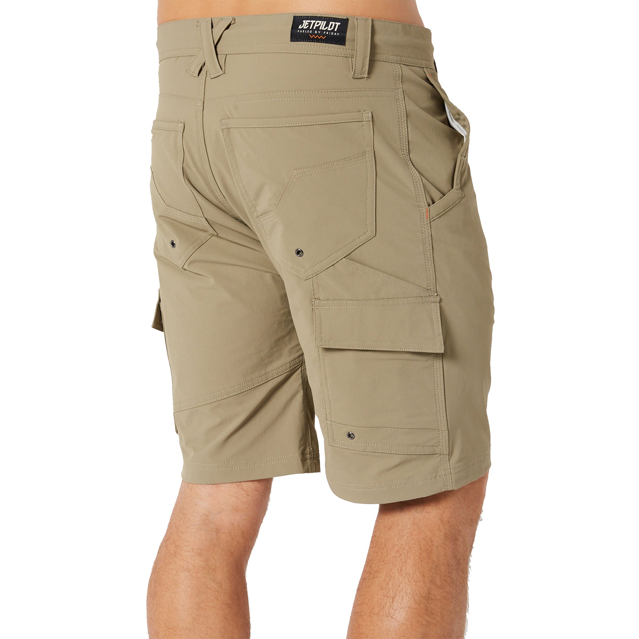 jetpilot jet lite utility short in khaki