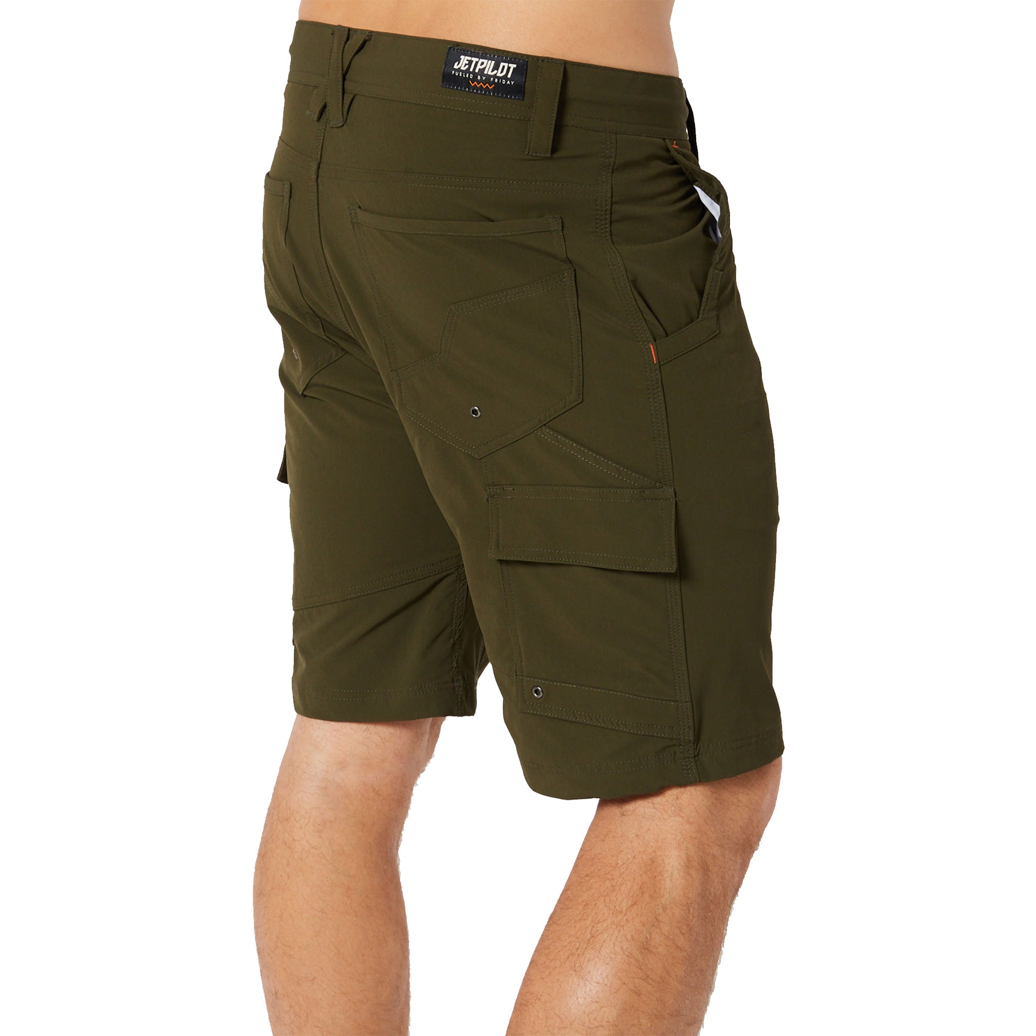 jetpilot jet lite utility short in olive