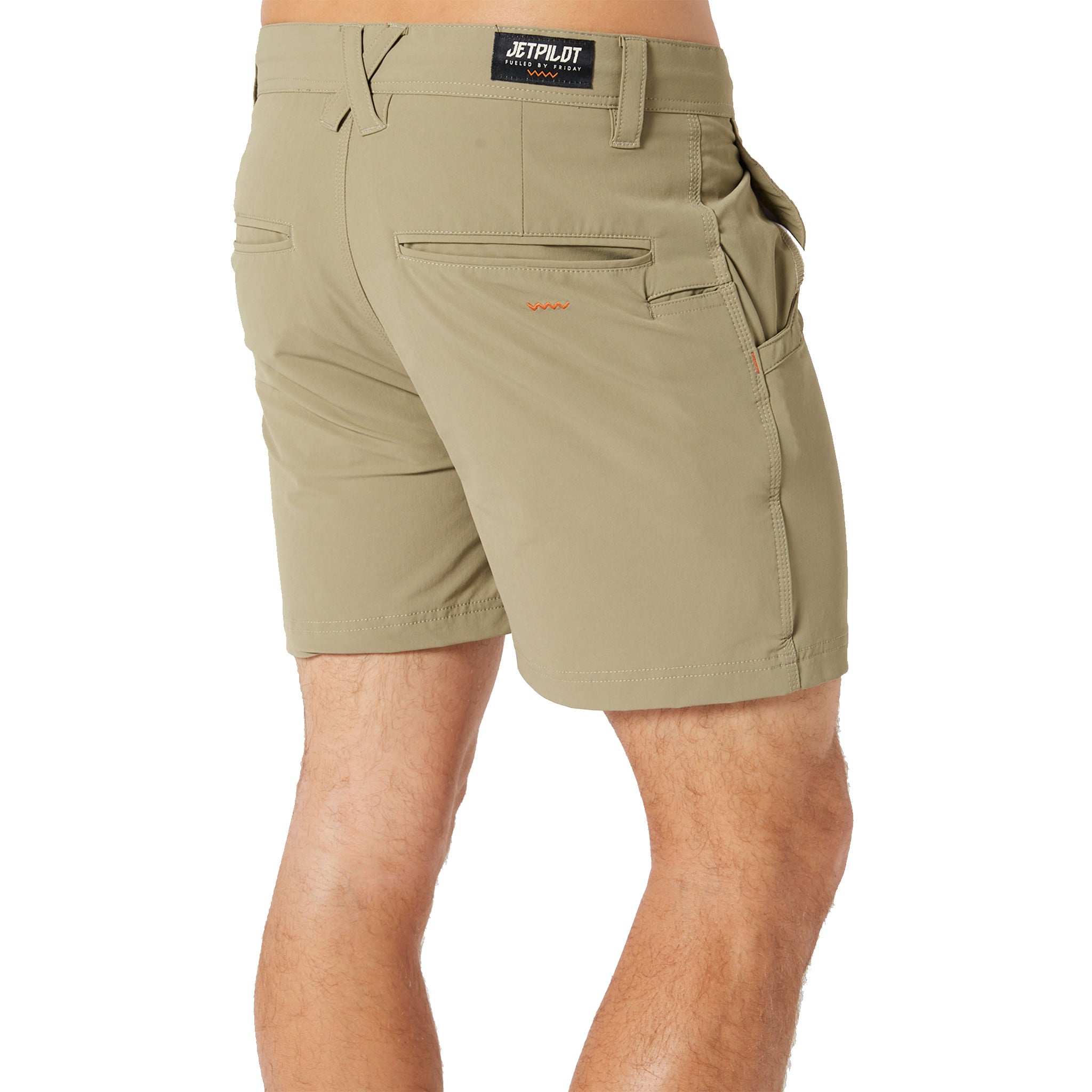 jetpilot 16" jet lite fueled walkshort in khaki