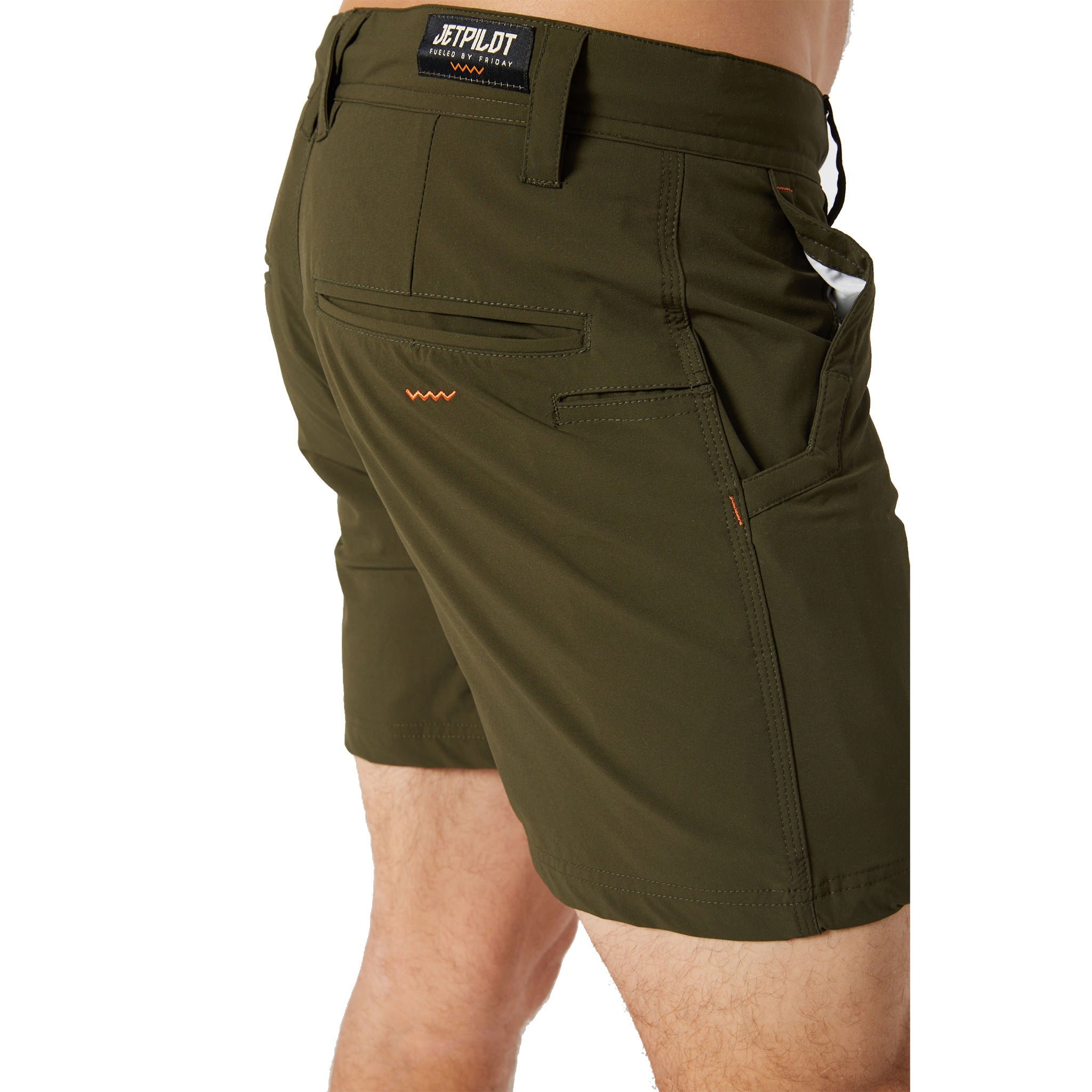 jetpilot 16" jet lite fueled walkshort in olive