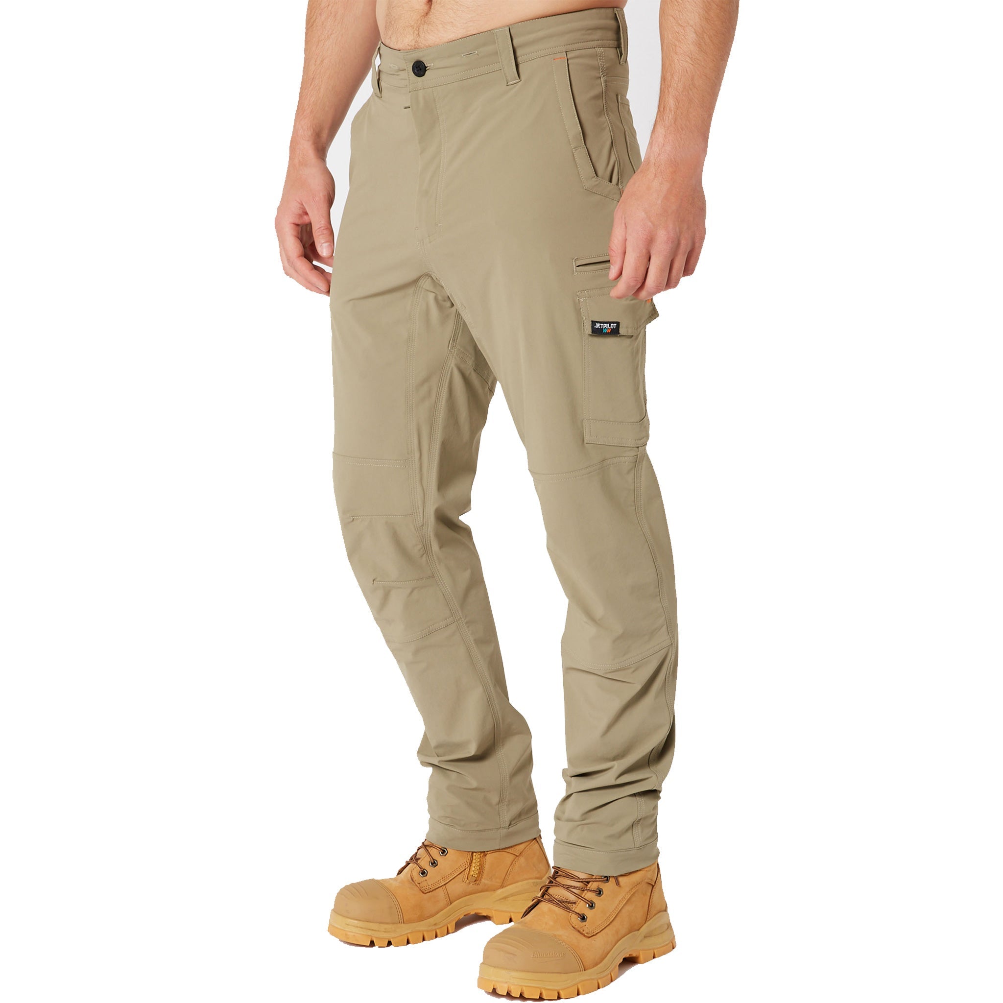 jetpilot jet lite utility pant in khaki