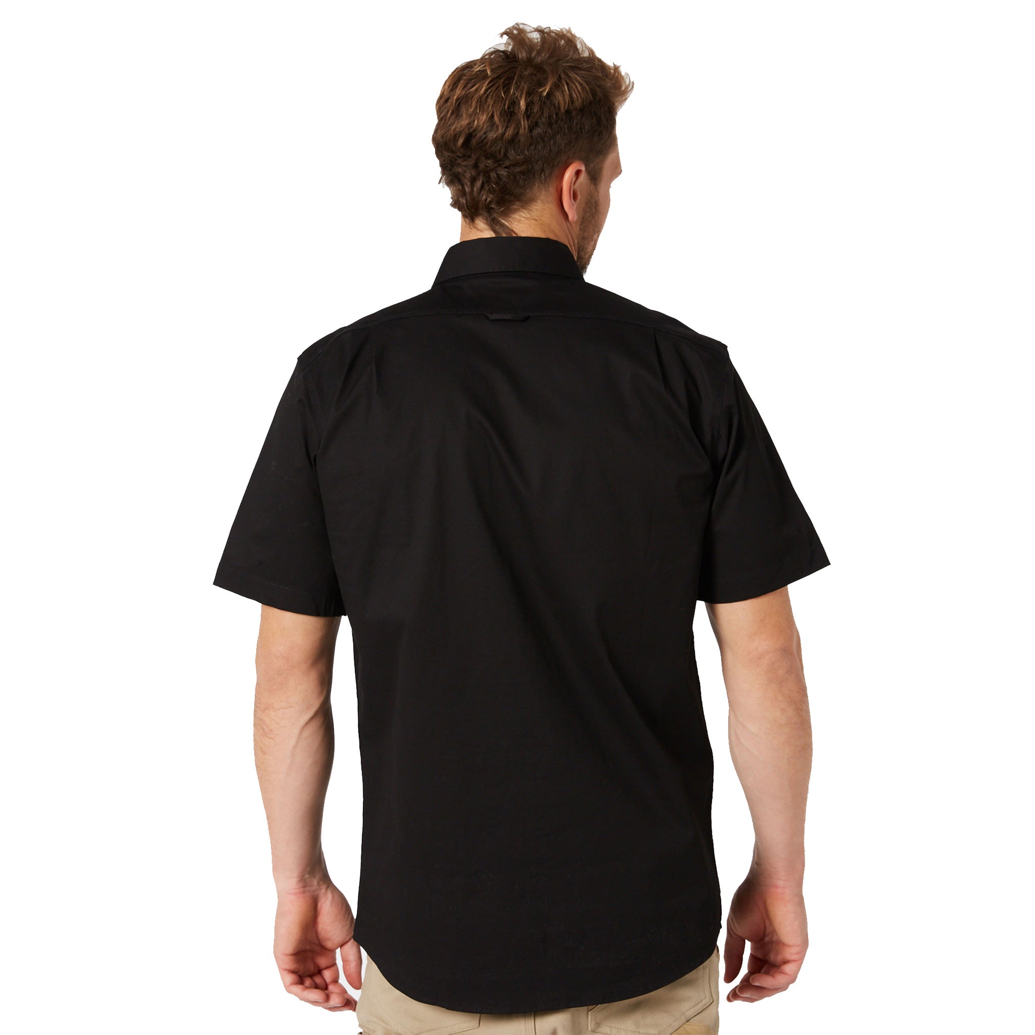 jet pilot fueled short sleeve shirt in black