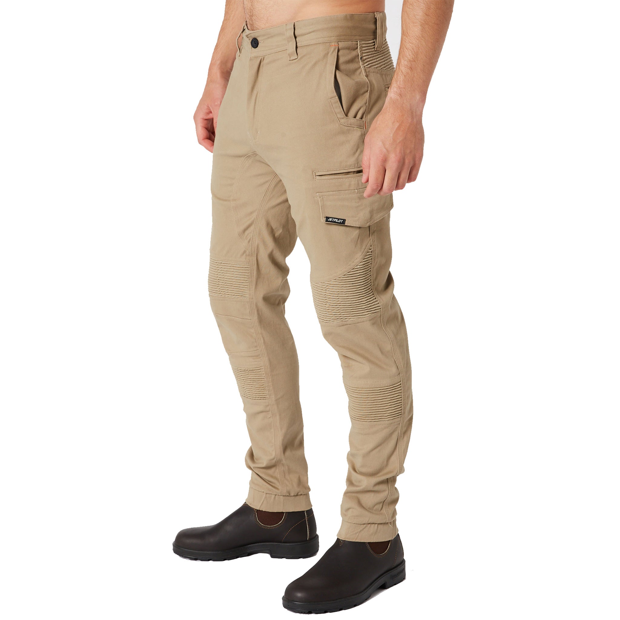 jetpilot fueled corrugated stretch pant in khaki