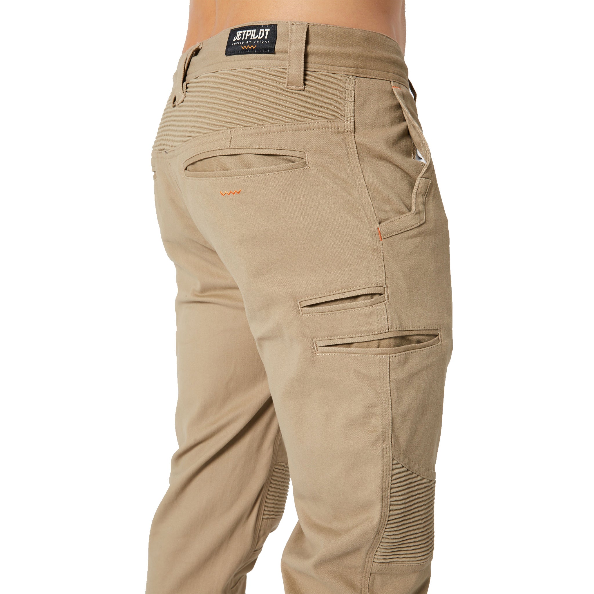 jetpilot fueled corrugated stretch pant in khaki