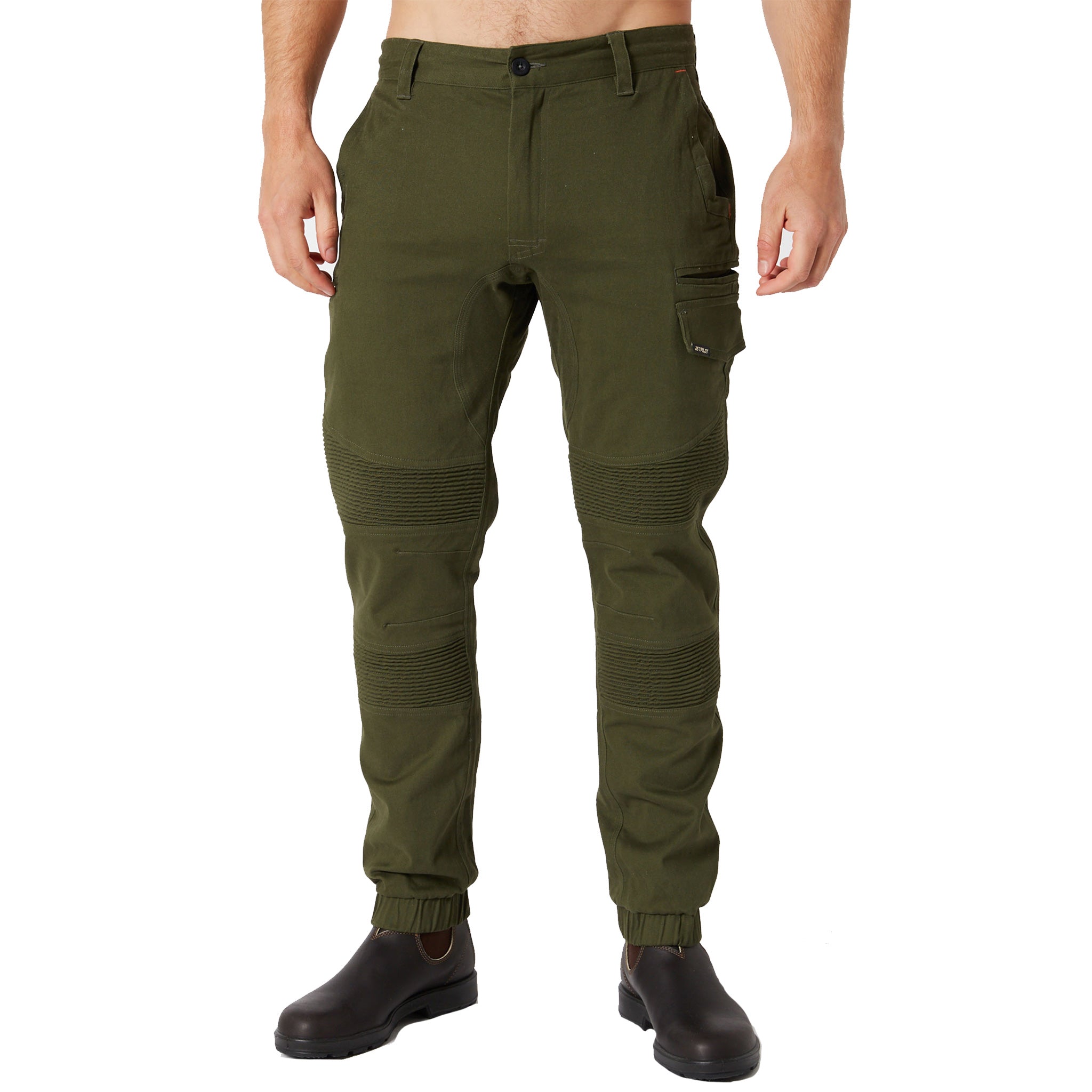 jetpilot fueled corrugated stretch pant in olive