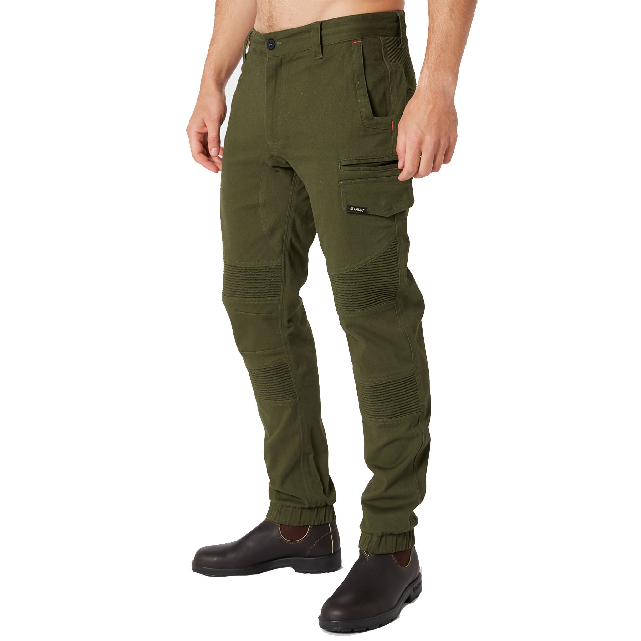 jetpilot fueled corrugated stretch pant in olive