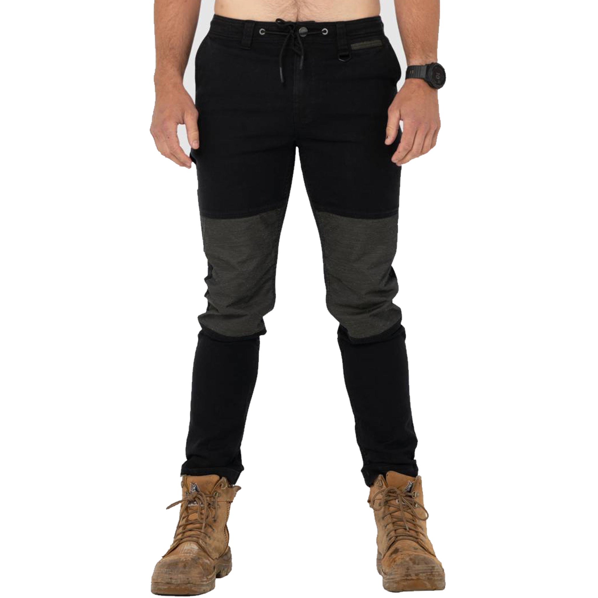 rusty kevlar worker pant in black