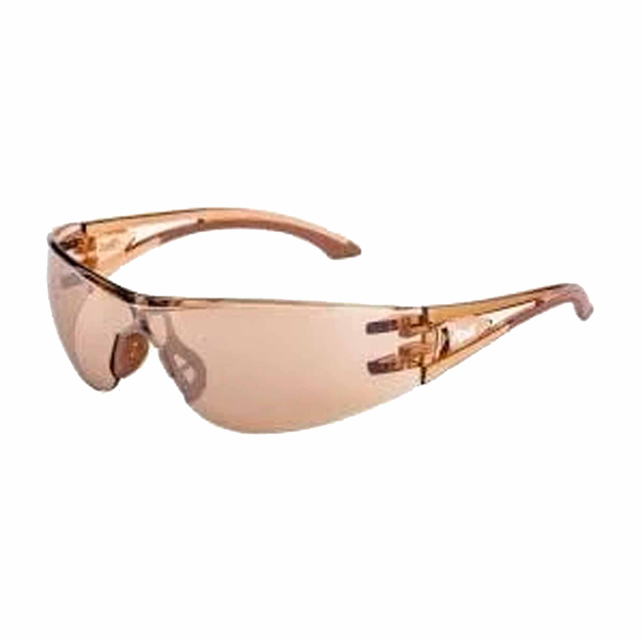 CRYSTAL BROWN - SAFETY EYEWEAR - LIGHT BROWN MIRROR LENS - MEVX2CB