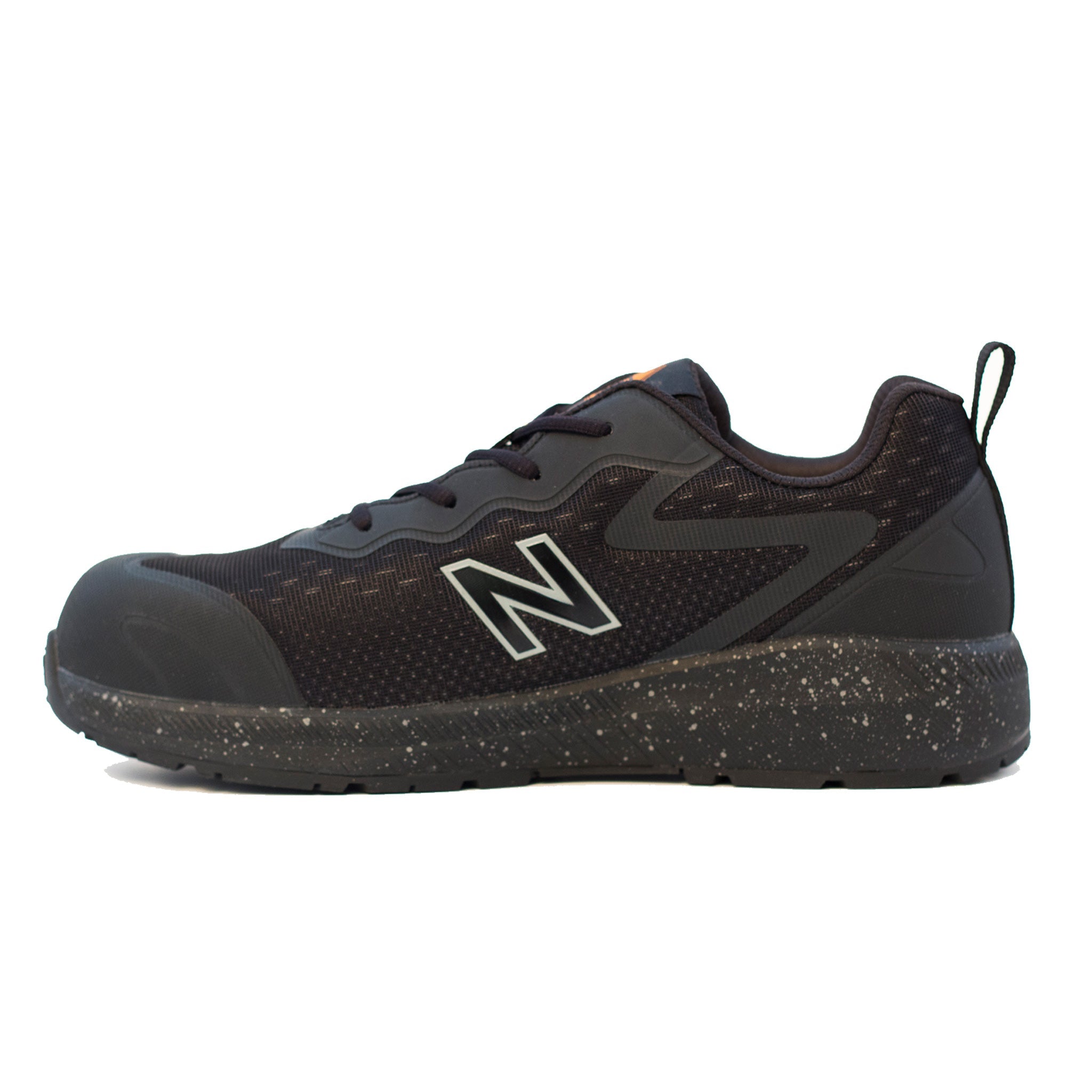 new balance logic black orange sneaker